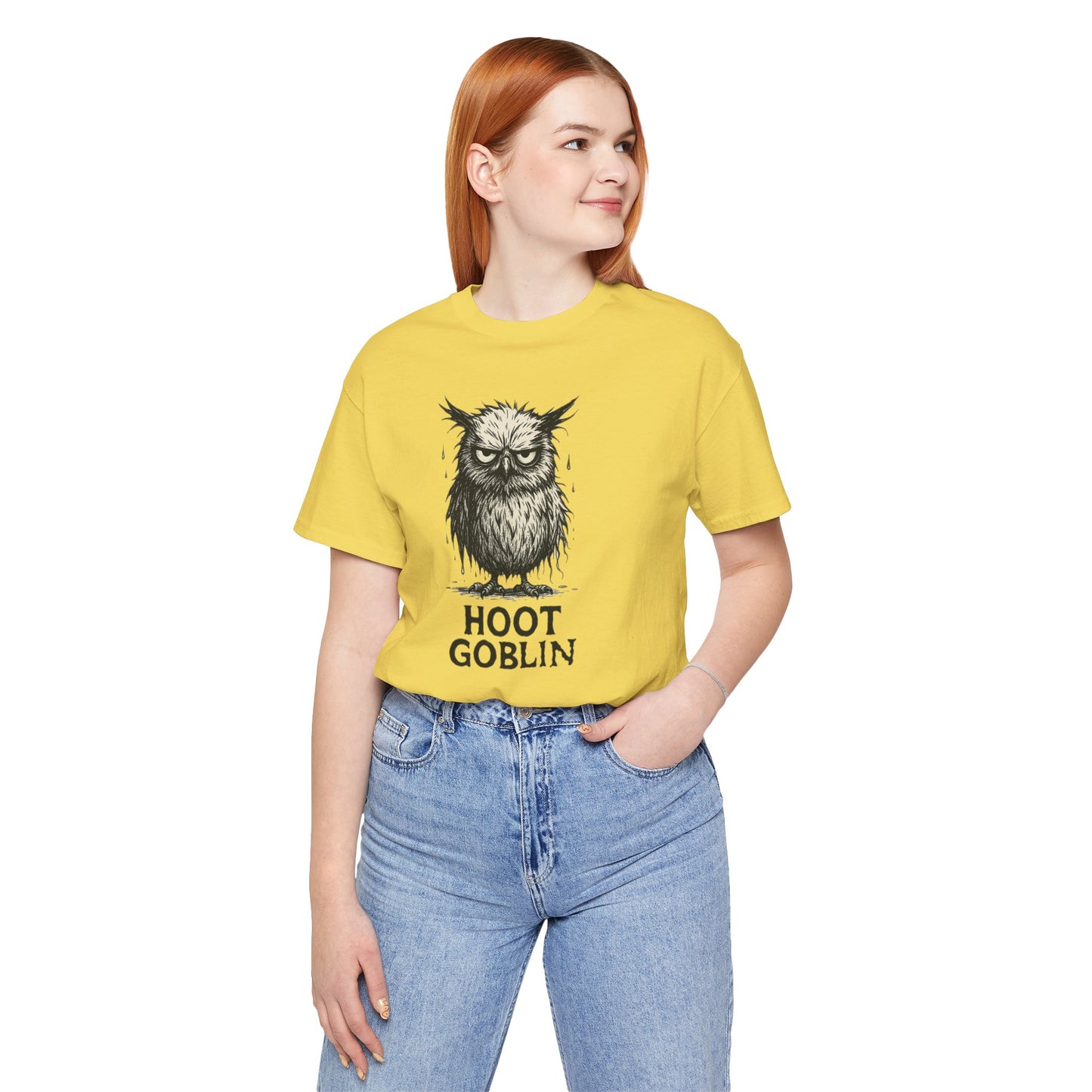 Hoot Goblin T-Shirt – Funny Owl Tee for Night Owls & Mischief Makers