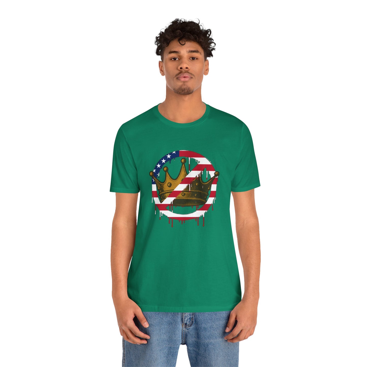 No Kings Protest T-Shirt – Anti-Authoritarian Democracy Graphic Tee