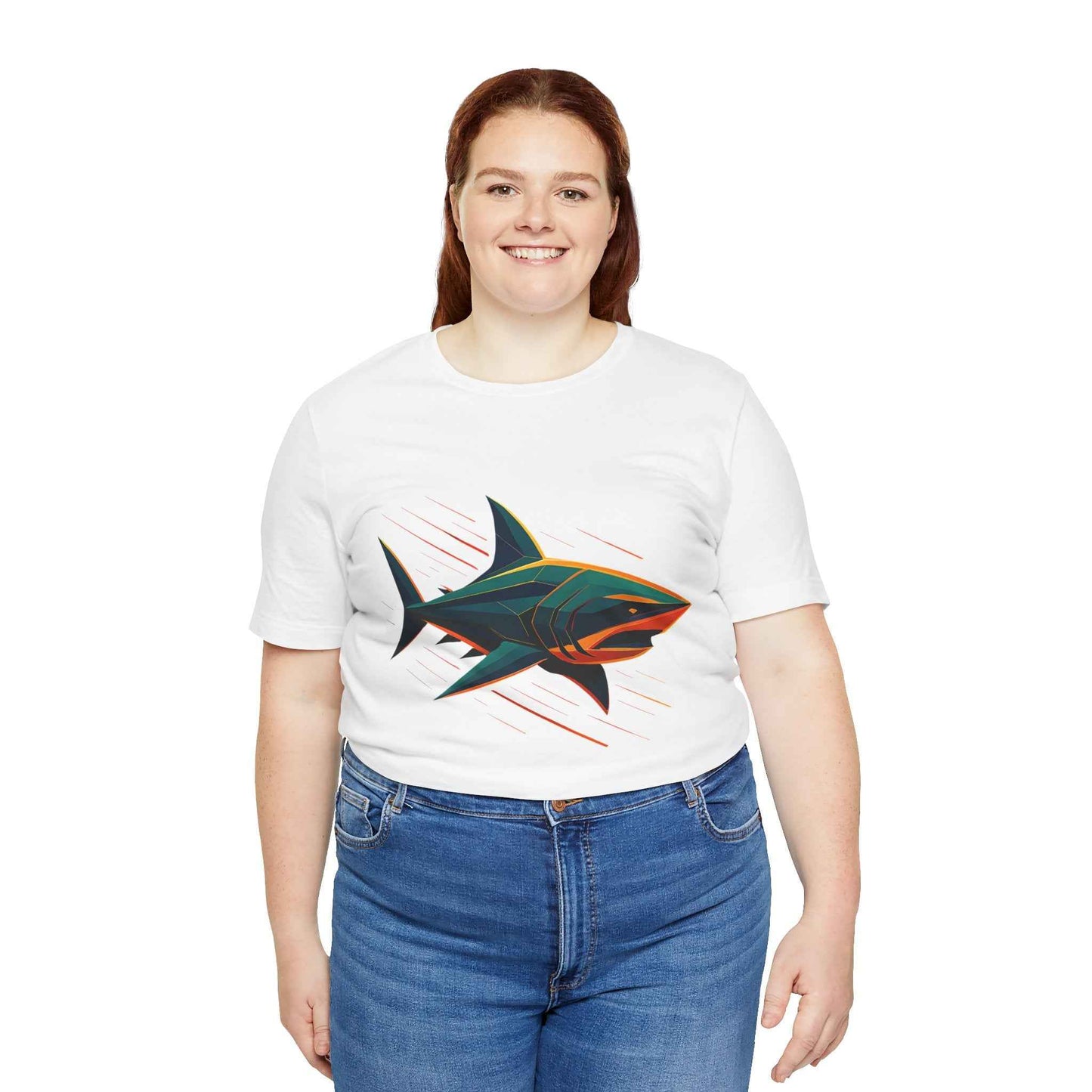 Electric Apex Shark T-Shirt – Bold Ocean Graphic Tee