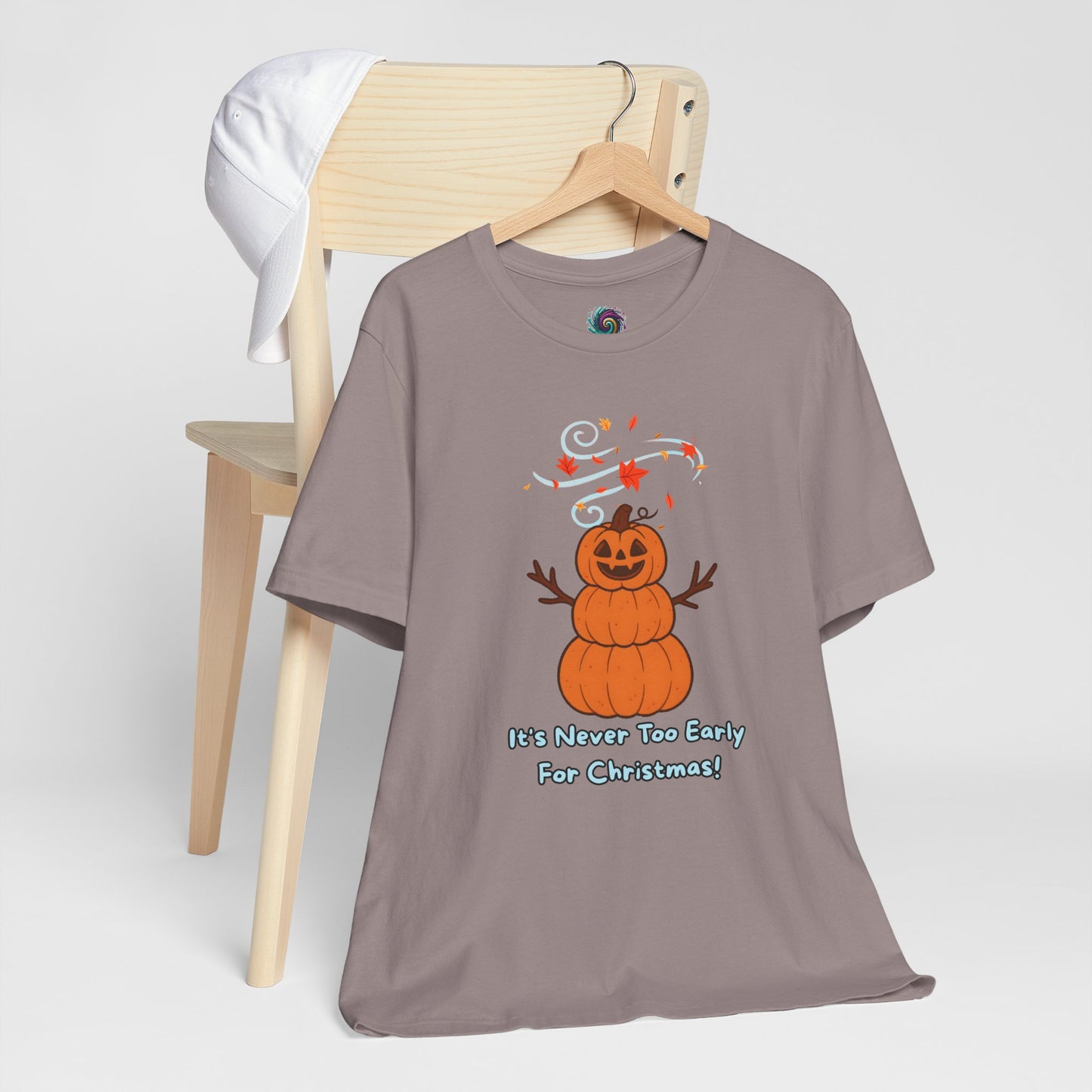 Pumpkin Snowman Shirt – Funny Halloween Christmas Mashup Tee