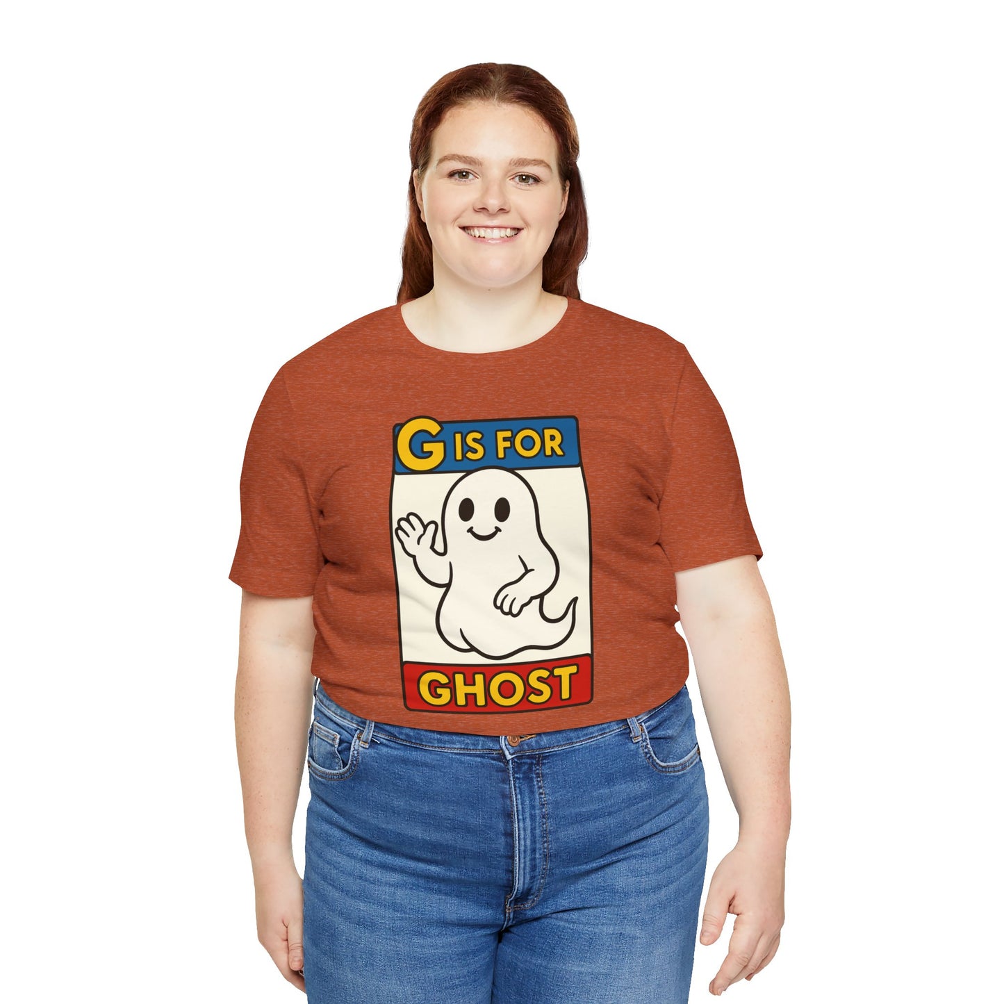 G Is for Ghost Shirt – Funny Monster Alphabet Halloween Tee