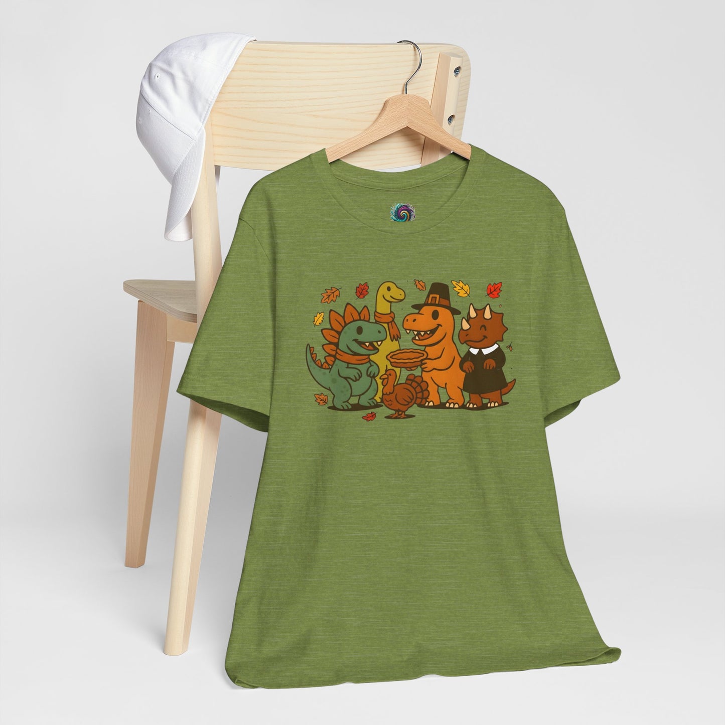 Thanksgiving Dinosaur T-Shirt – Funny Dino Thanksgiving Tee