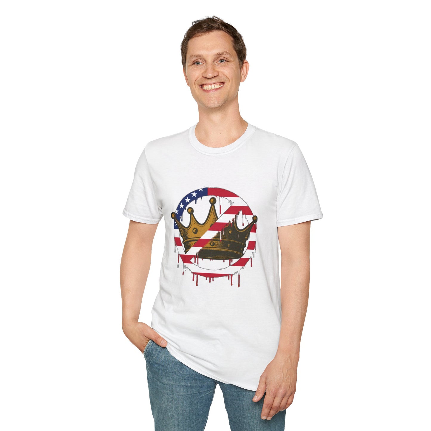 No Kings Protest T-Shirt – Anti-Authoritarian Democracy Graphic Tee