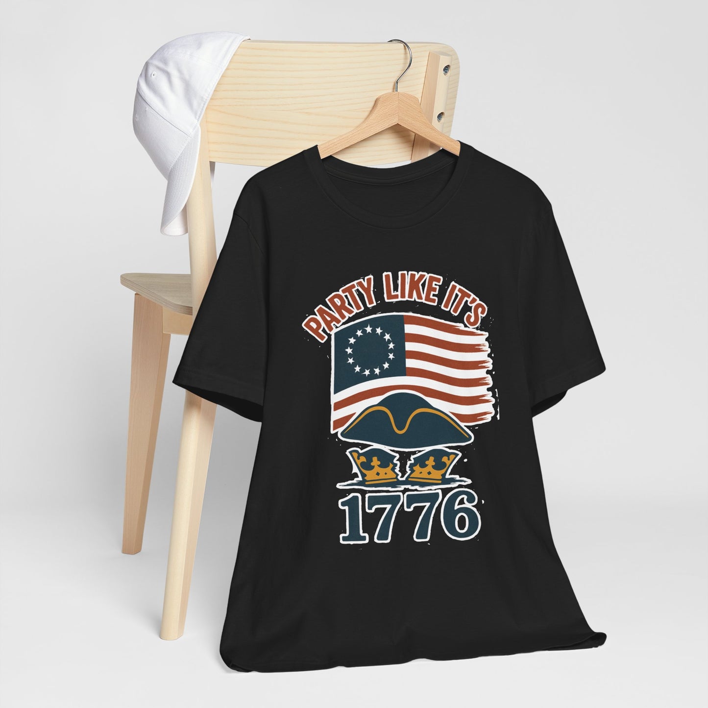 Party Like It’s 1776 T-Shirt – Revolutionary Spirit USA Tee - WhimSpin - https://whimspin.com