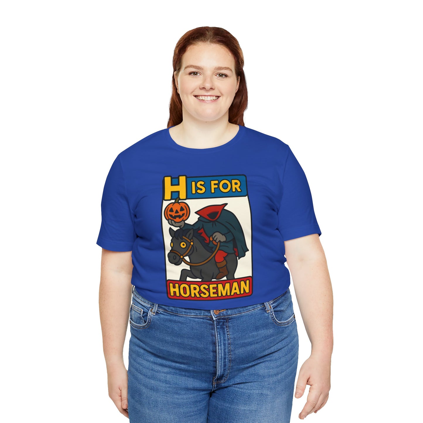 H Is for Horseman Shirt – Headless Horseman Halloween Tee