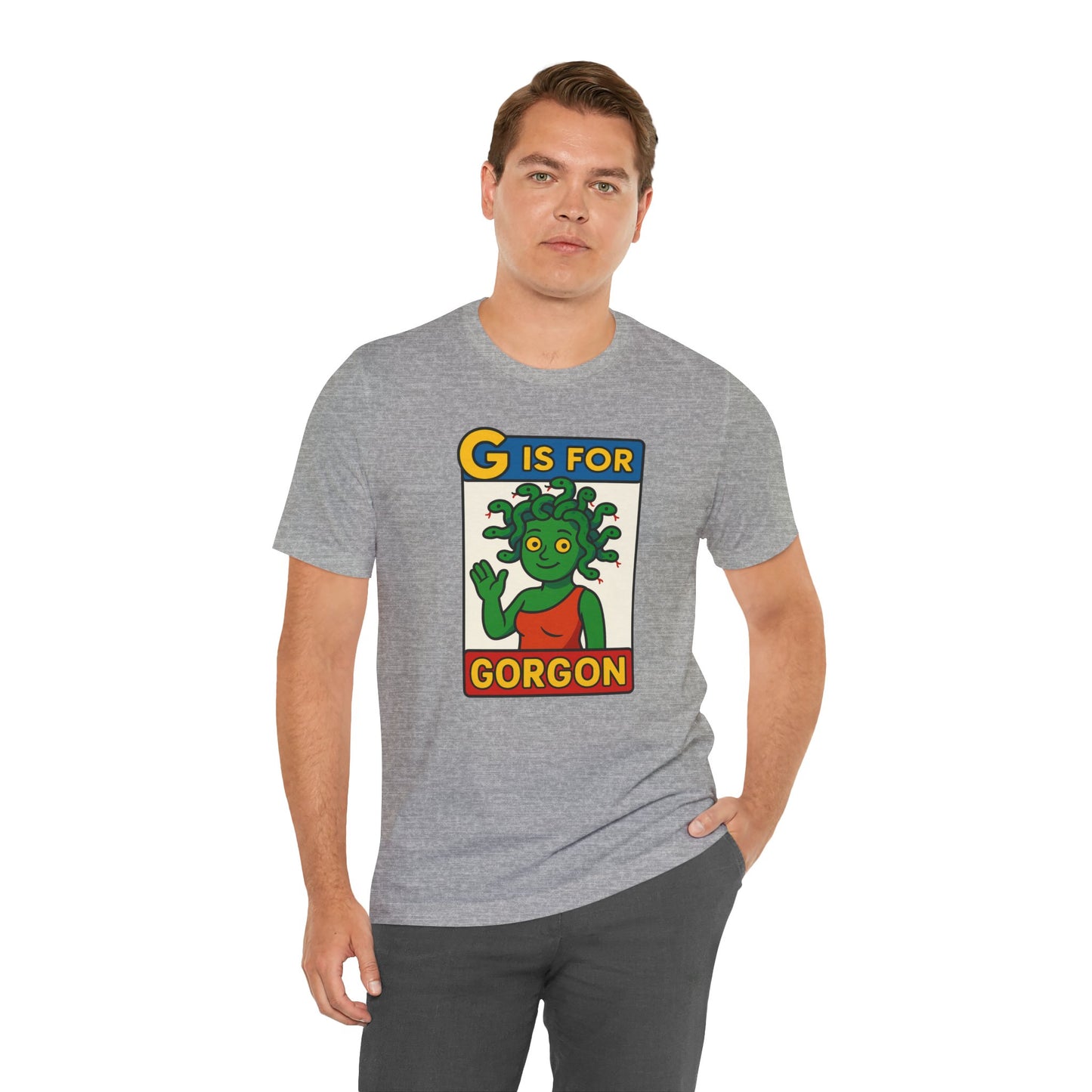 G Is for Gorgon T-Shirt – Funny Gorgon Legend Alphabet Tee