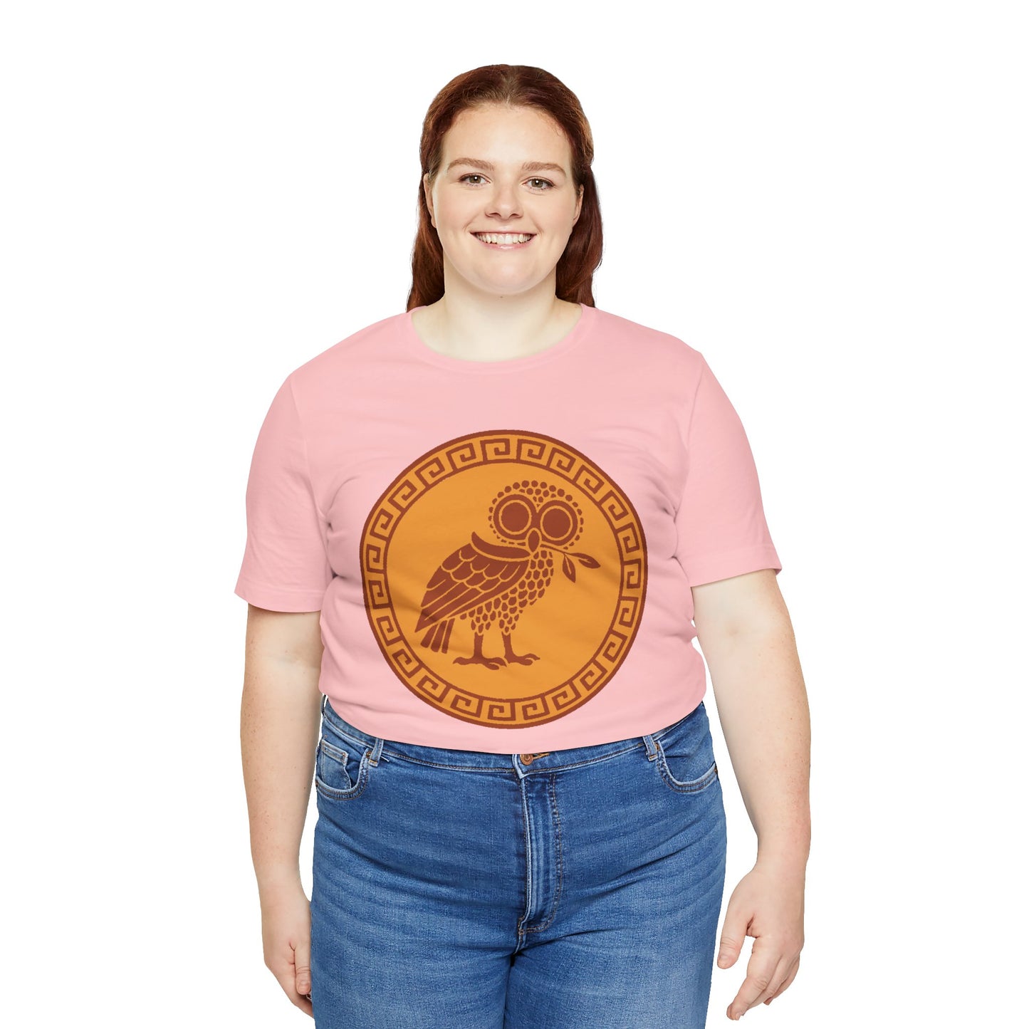 Athena’s Owl T-Shirt – Greek Mythology Bird Tee