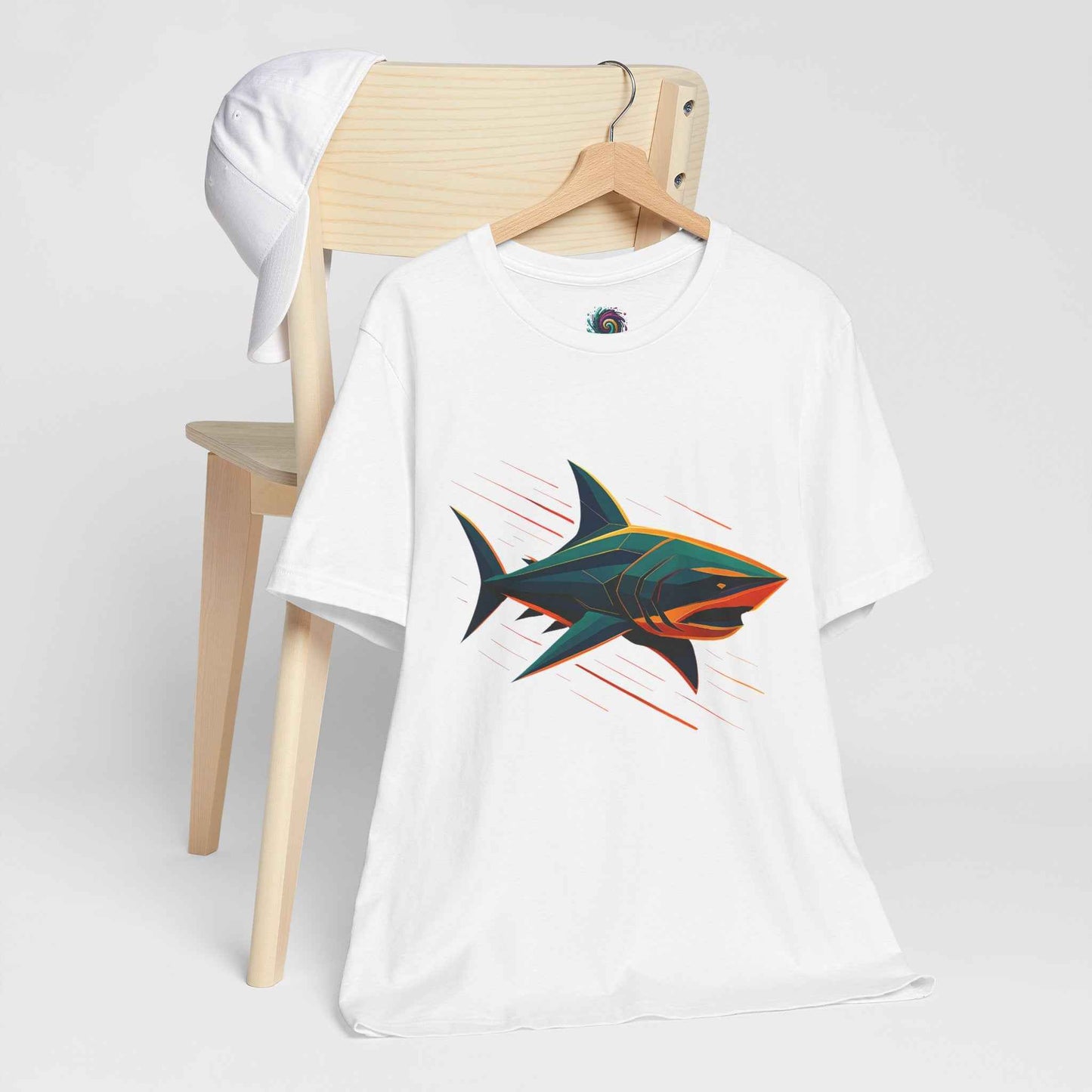 Electric Apex Shark T-Shirt – Bold Ocean Graphic Tee