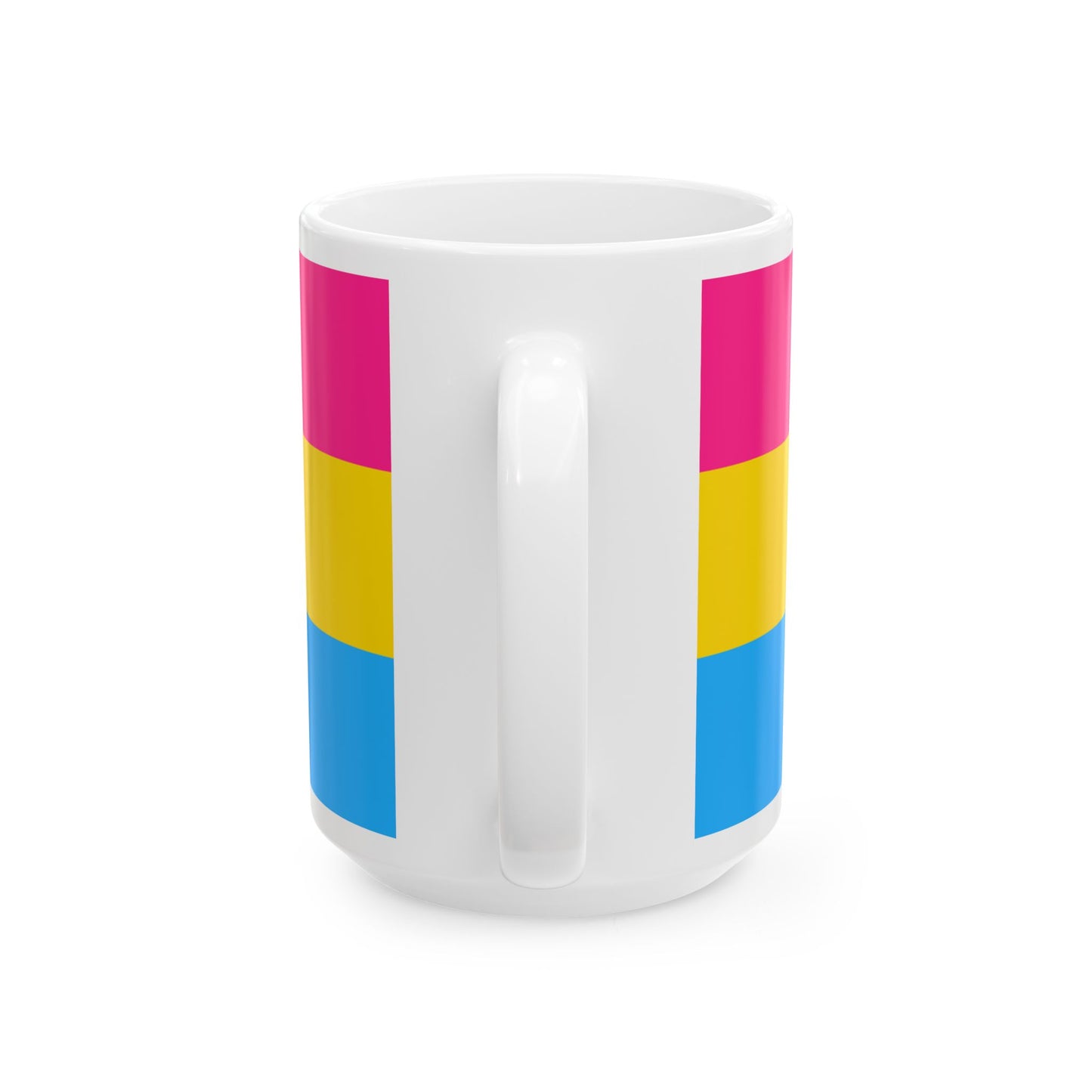 Pansexual Pride Flag Mug – Colorful LGBTQ+ Ceramic Cup