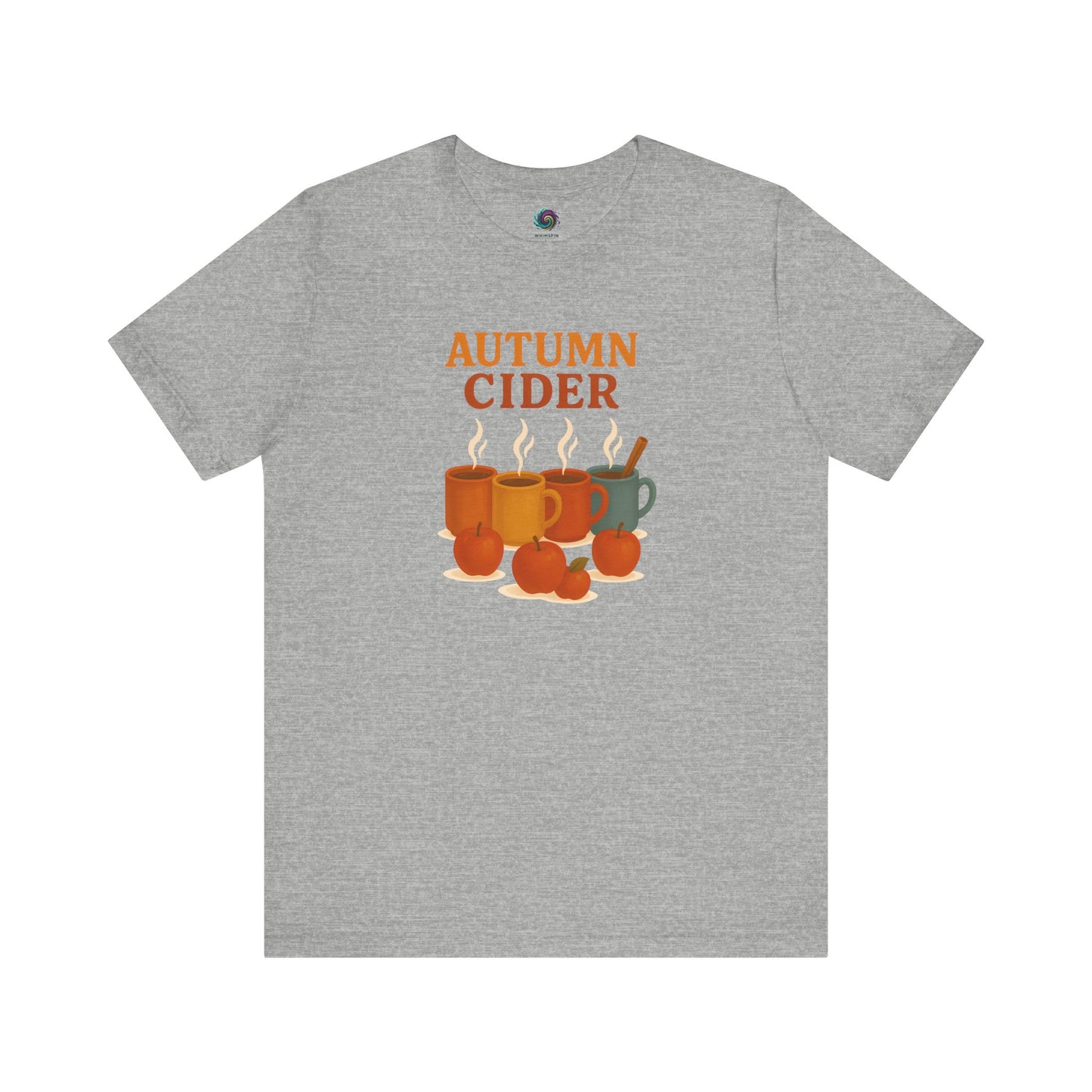 Autumn Cider T-Shirt – Cozy Fall Graphic Tee with Steaming Mugs