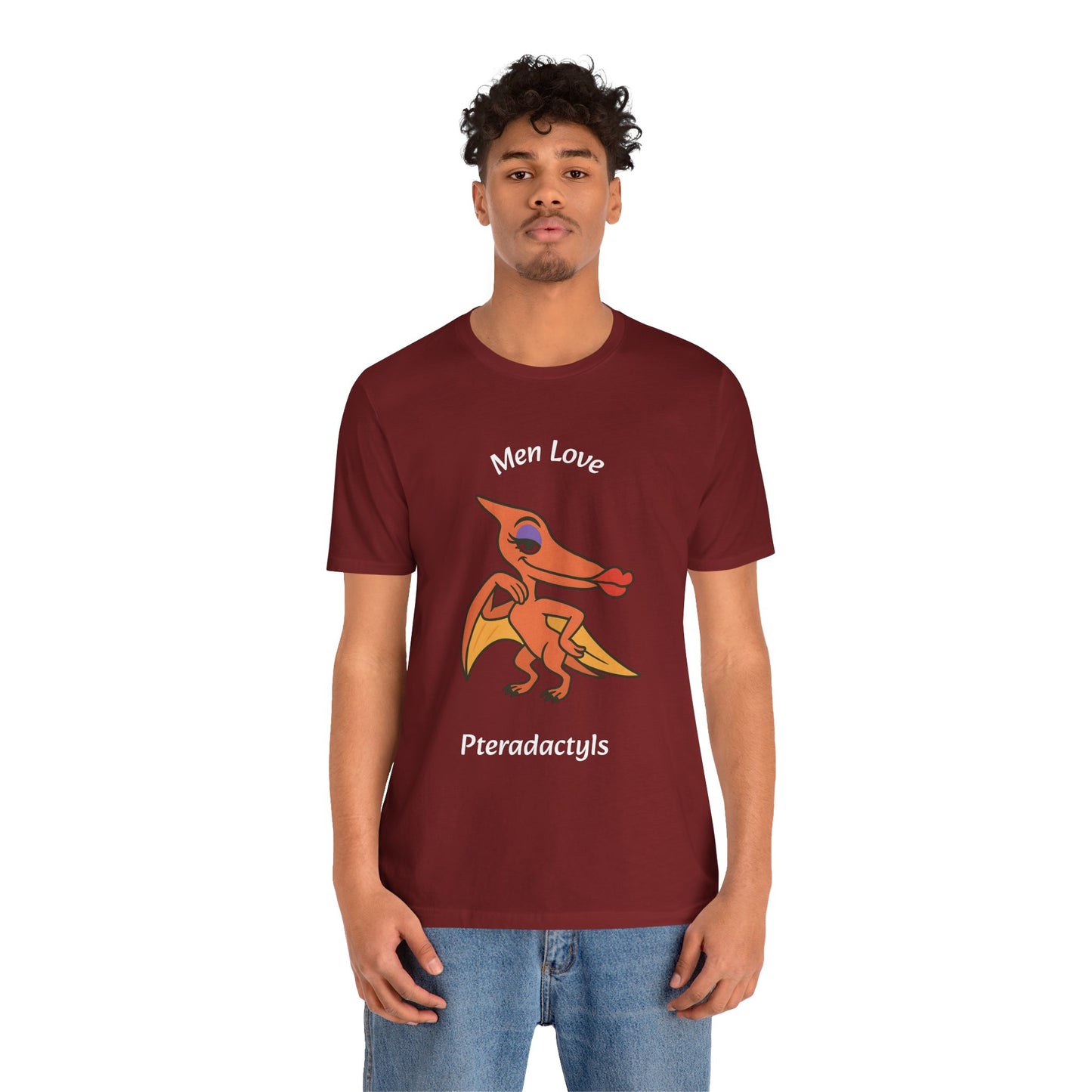 Men Love Pterodactyls Tee – Funny Dinosaur Graphic Shirt - WhimSpin - https://whimspin.com
