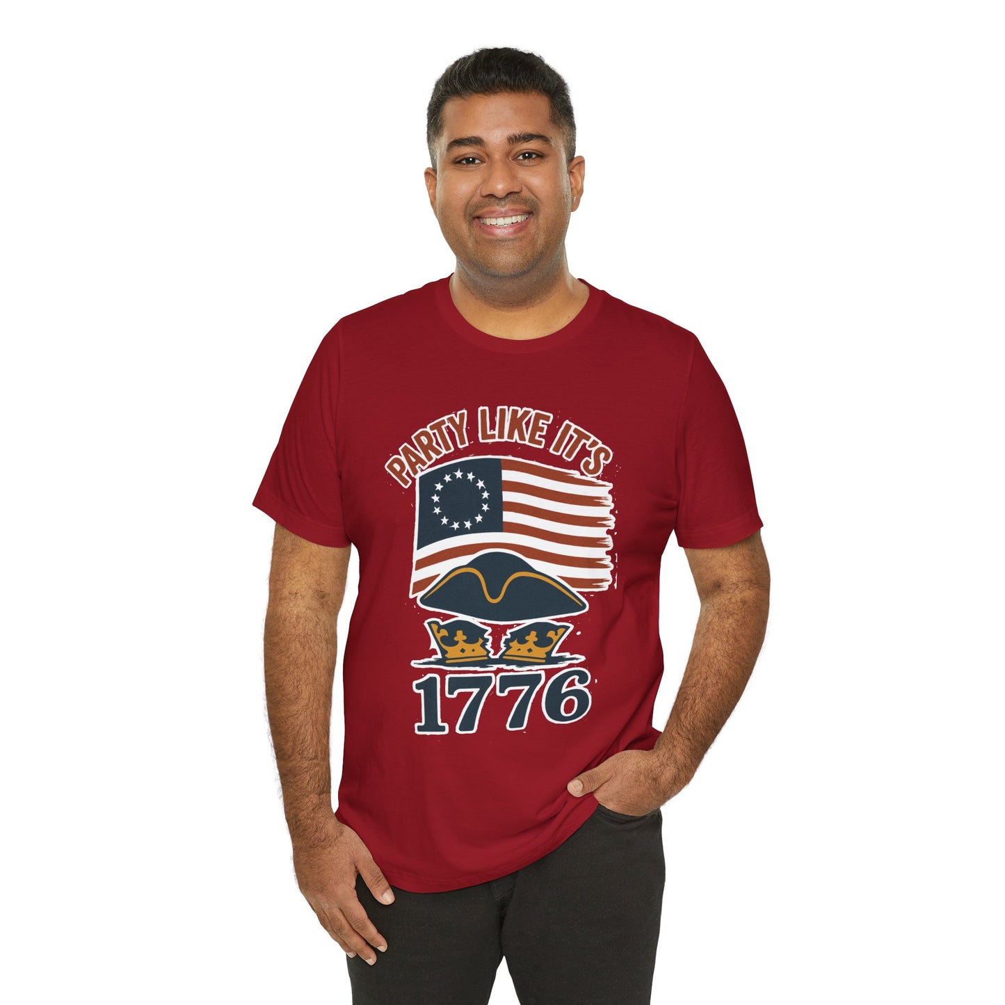 Party Like It’s 1776 T-Shirt – Revolutionary Spirit USA Tee - WhimSpin - https://whimspin.com