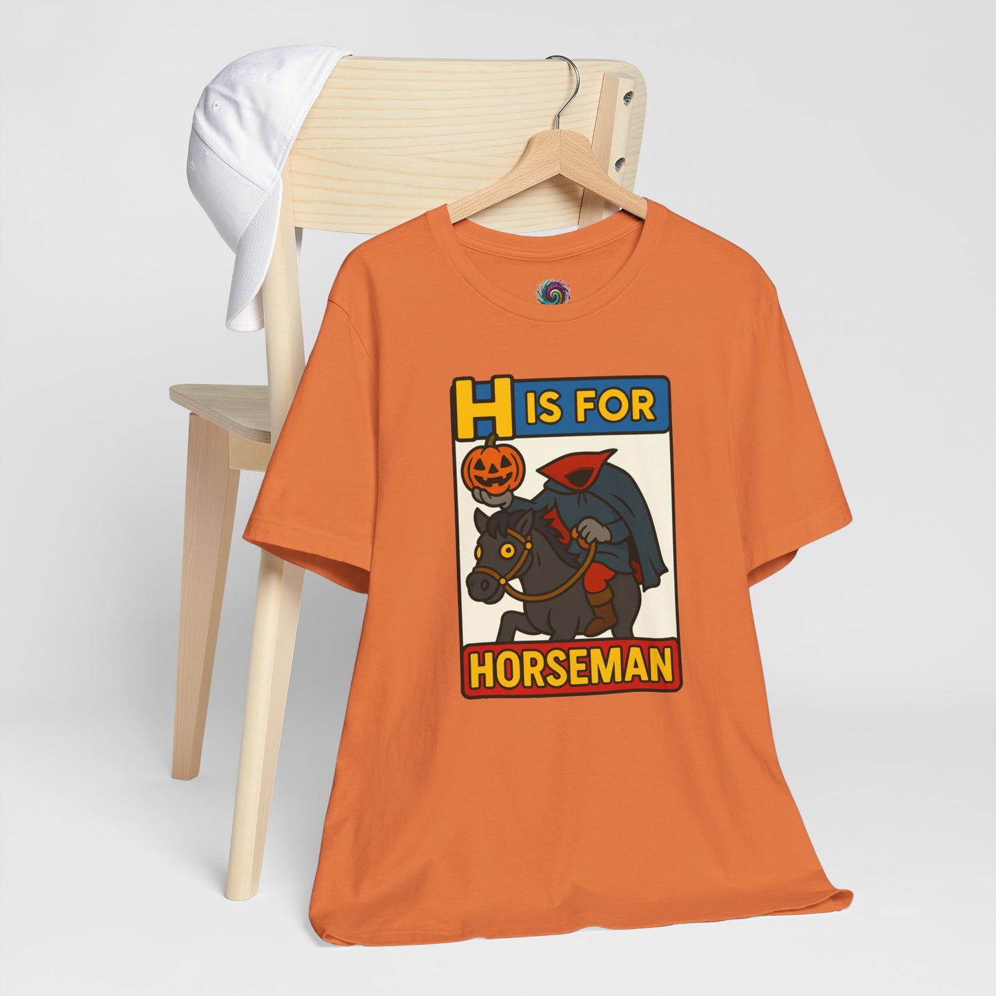 H Is for Horseman Shirt – Headless Horseman Halloween Tee