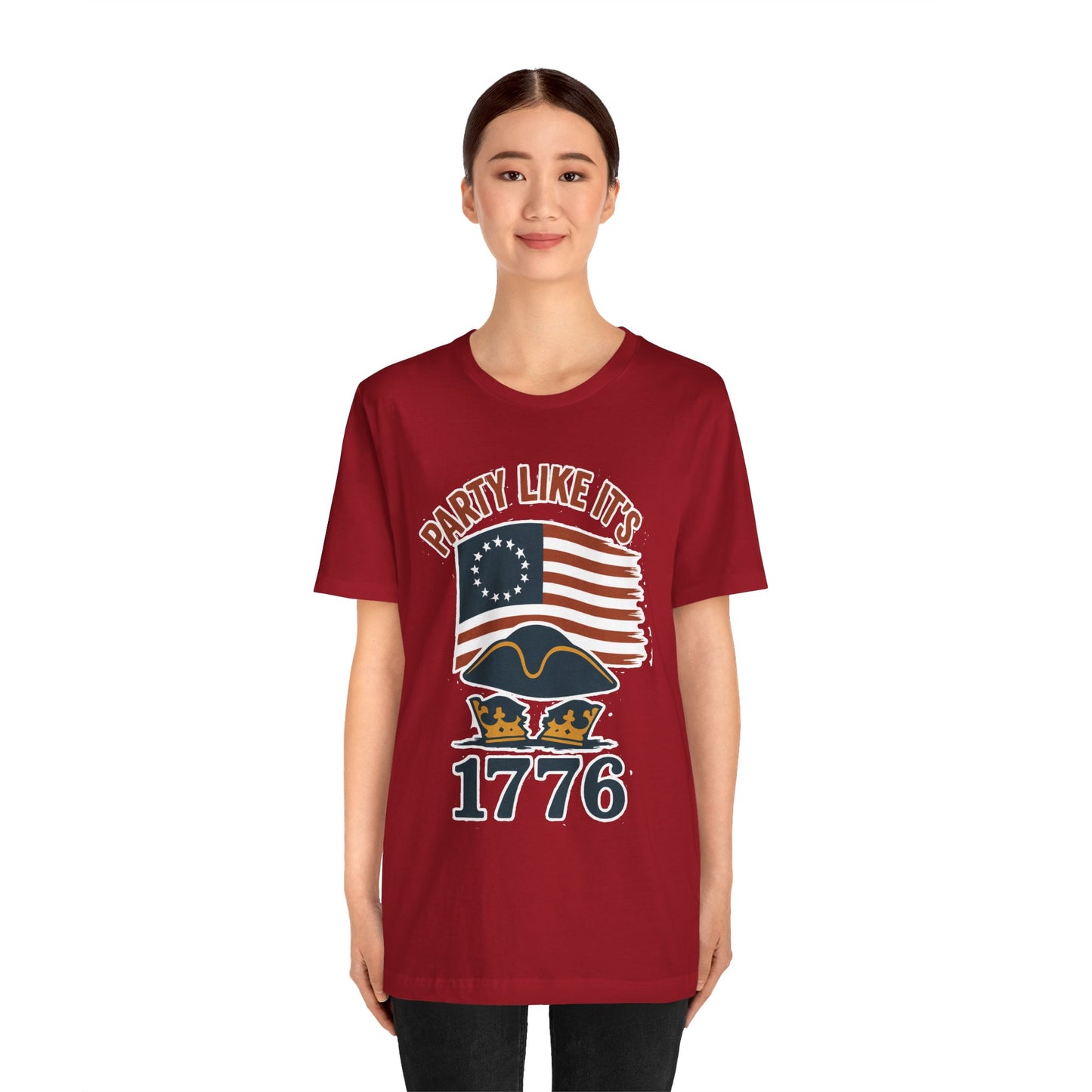 Party Like It’s 1776 T-Shirt – Revolutionary Spirit USA Tee - WhimSpin - https://whimspin.com