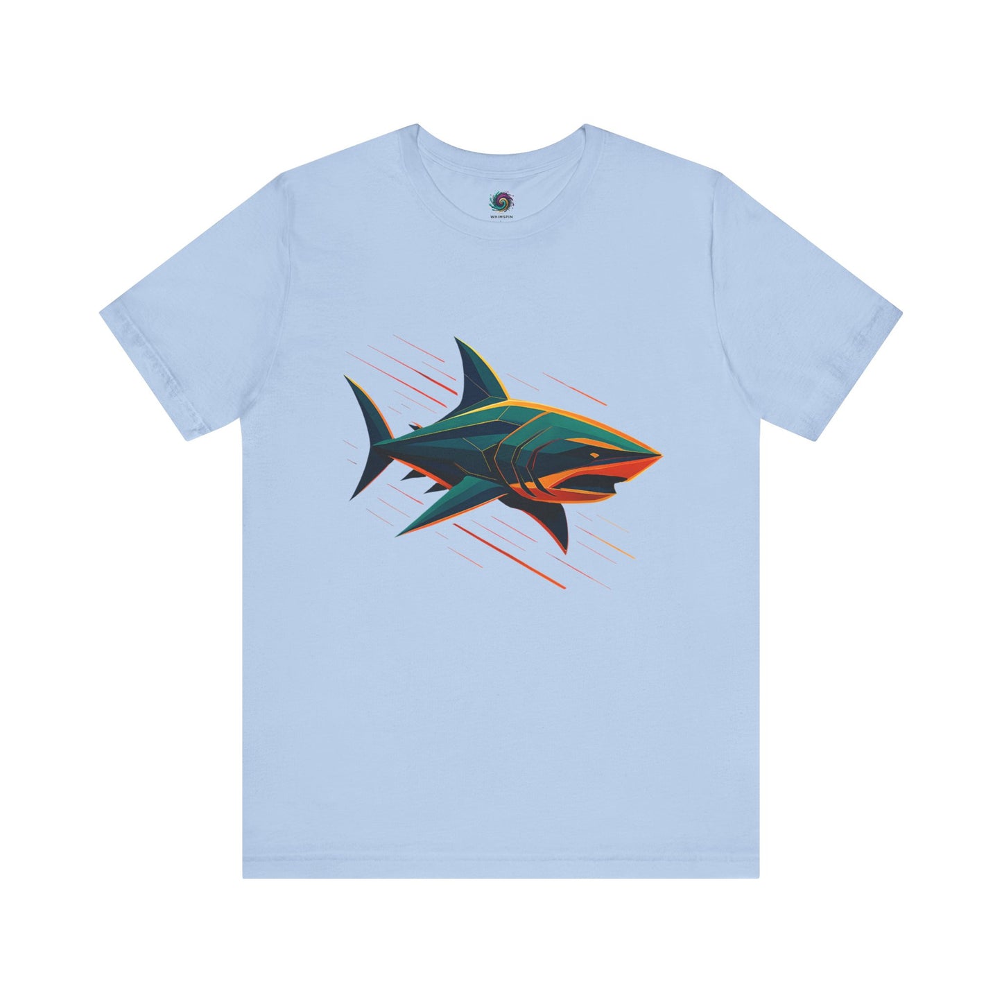 Electric Apex Shark T-Shirt – Bold Ocean Graphic Tee - WhimSpin - https://whimspin.com