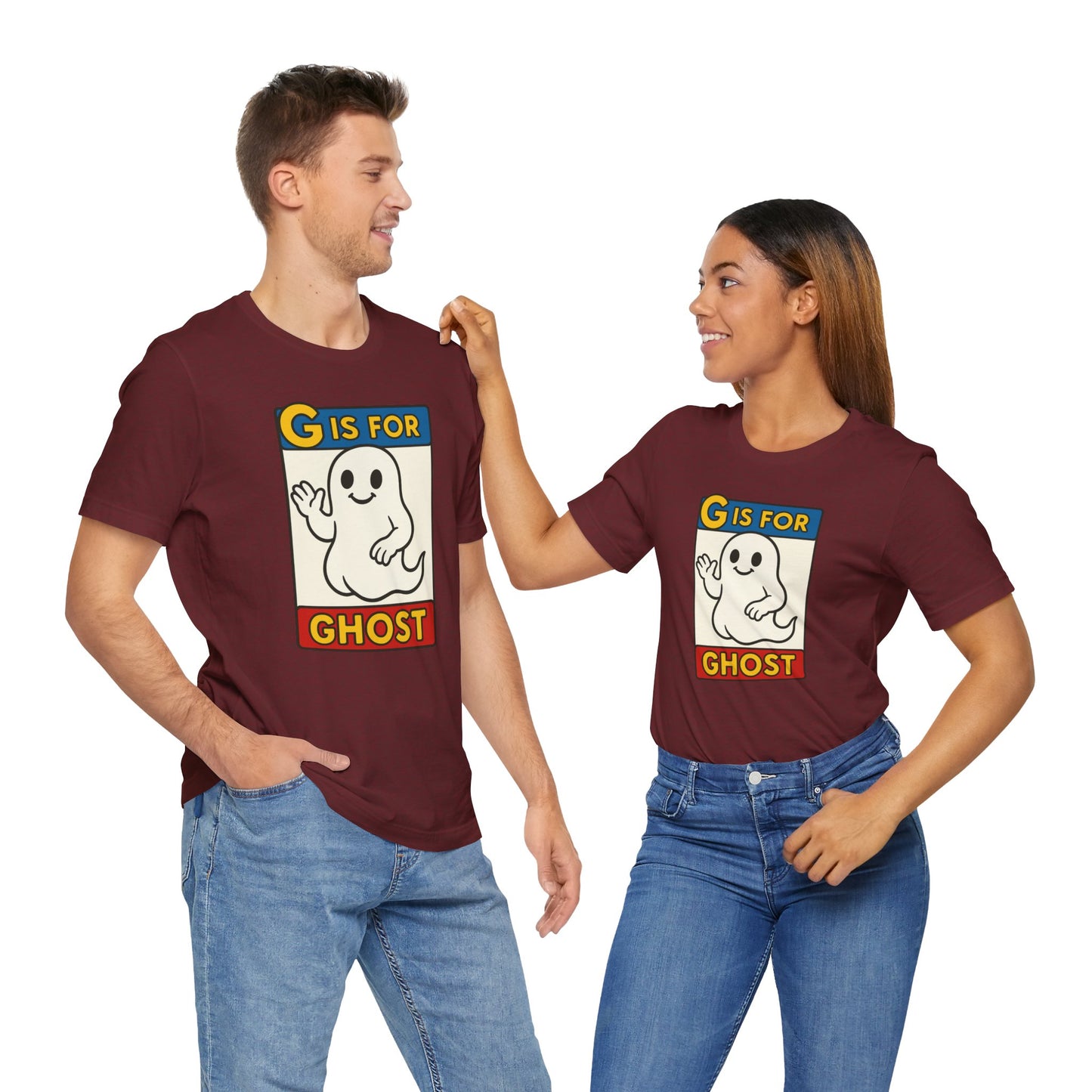 G Is for Ghost Shirt – Funny Monster Alphabet Halloween Tee