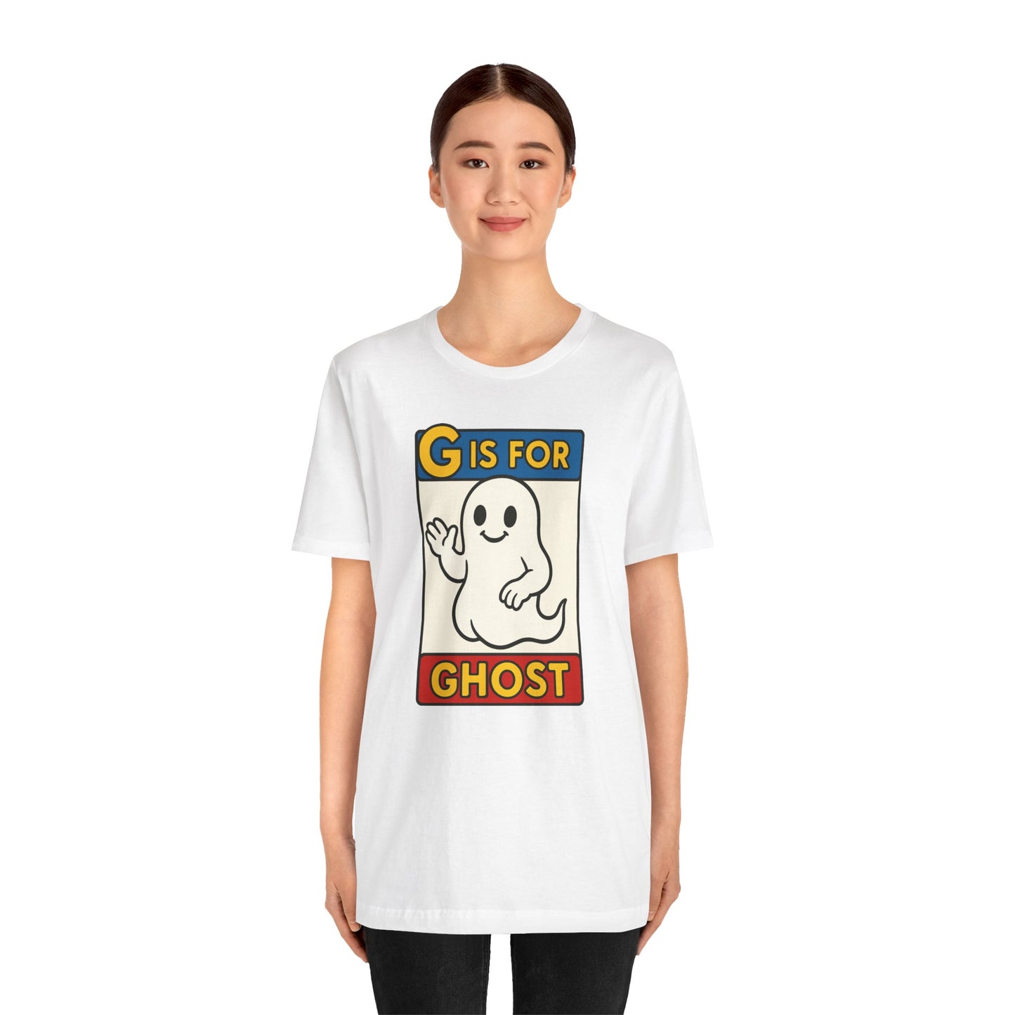 G Is for Ghost Shirt – Funny Monster Alphabet Halloween Tee