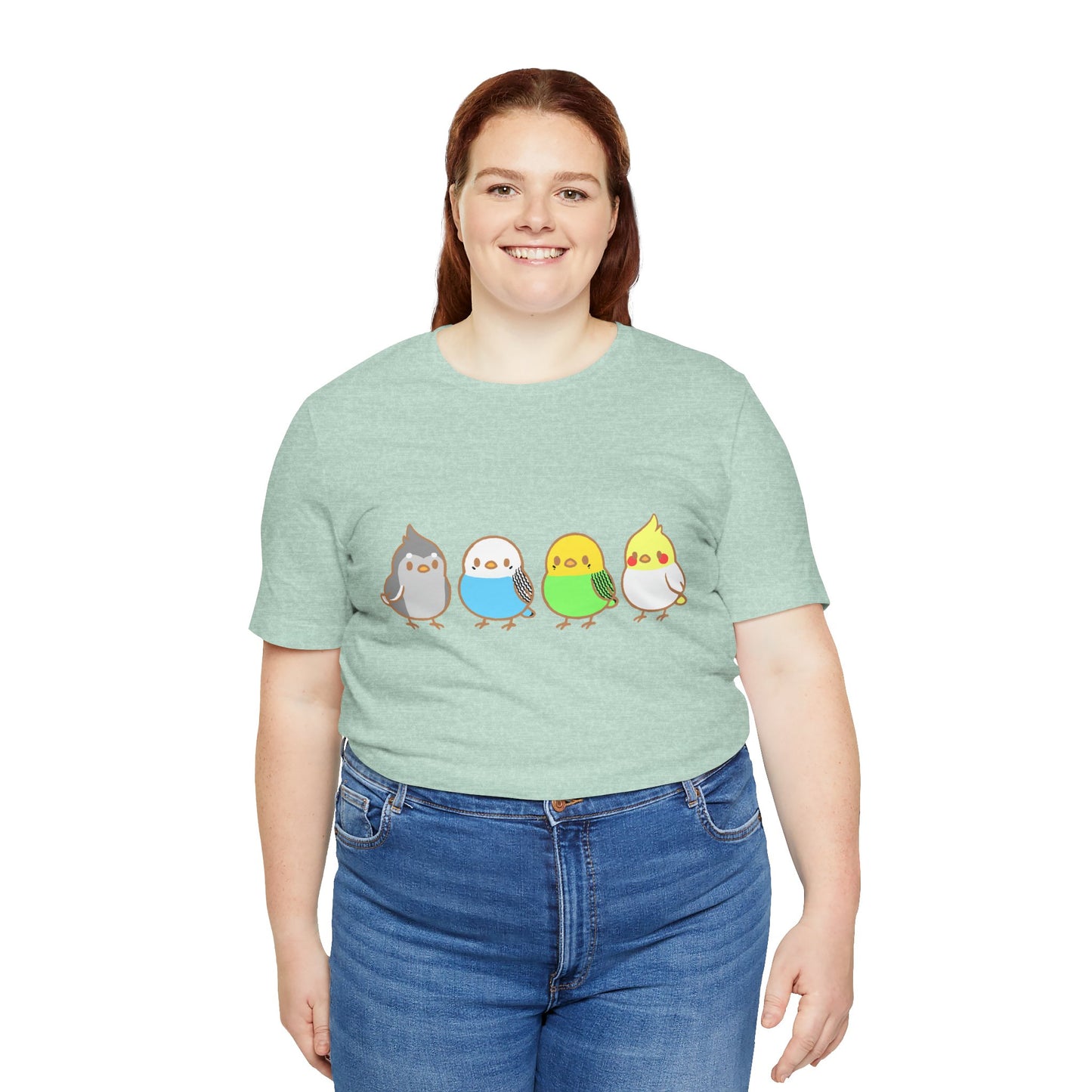 Chirpy Flock Bird T-Shirt – Cute Tee for Animal Lovers - WhimSpin - https://whimspin.com