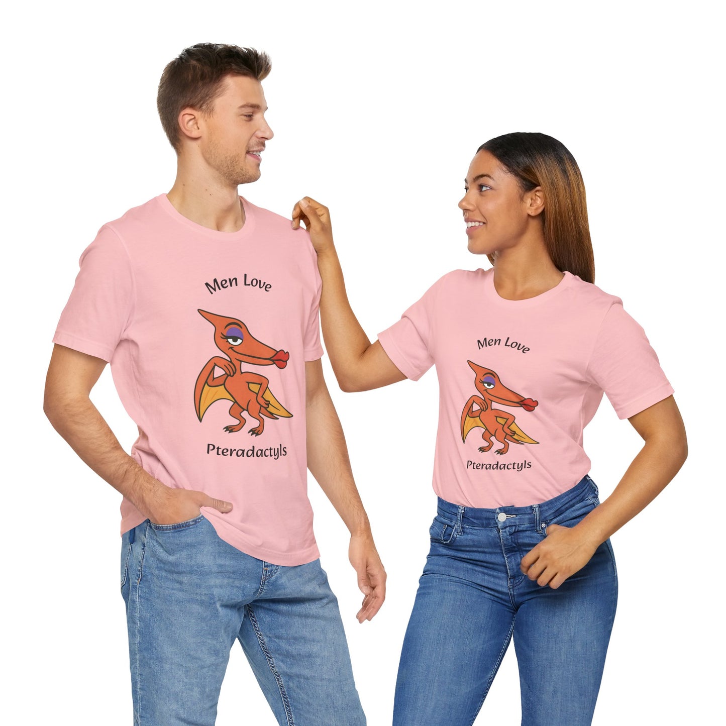 Men Love Pterodactyls Tee – Funny Dinosaur Graphic Shirt - WhimSpin - https://whimspin.com