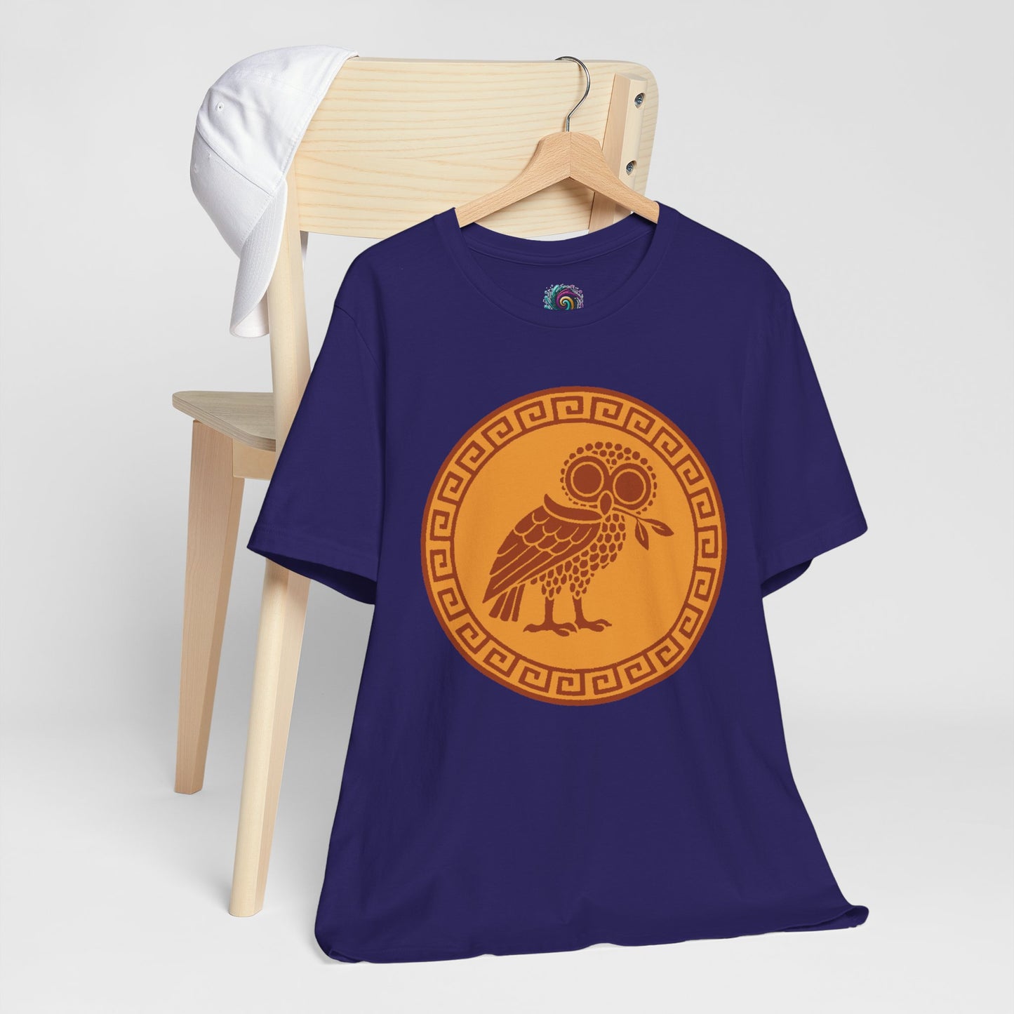 Athena’s Owl T-Shirt – Greek Mythology Bird Tee