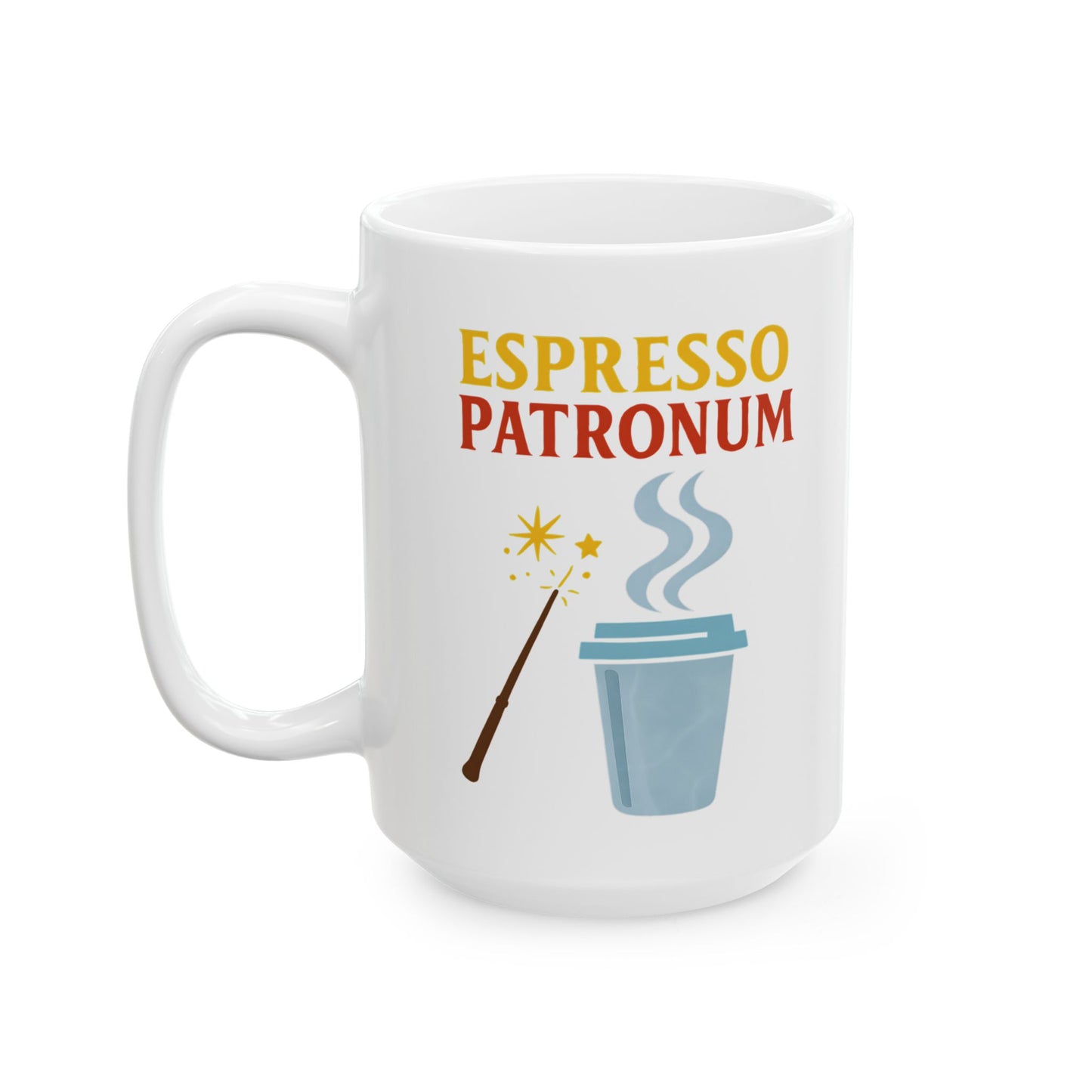 Espresso Patronum Coffee Mug – Funny Harry Potter Parody Gift for Coffee Lovers
