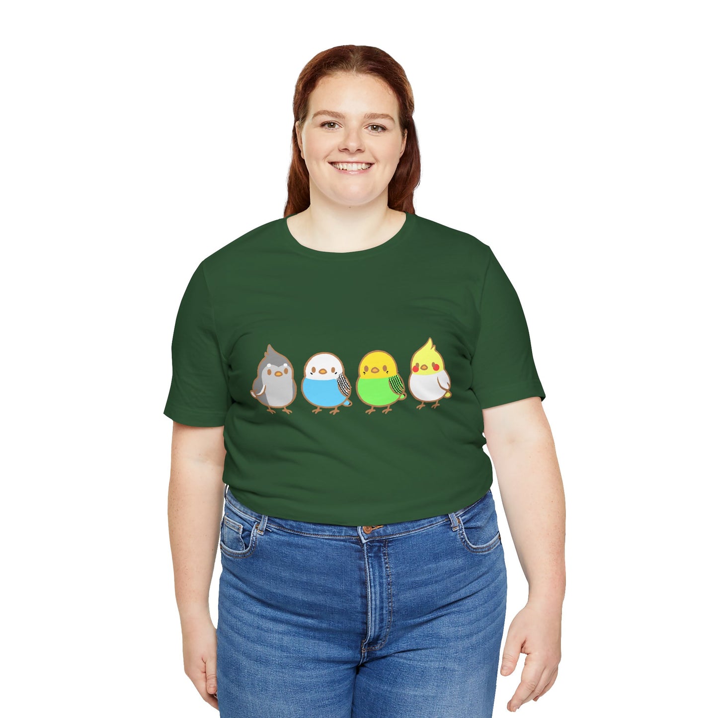 Chirpy Flock Bird T-Shirt – Cute Tee for Animal Lovers - WhimSpin - https://whimspin.com