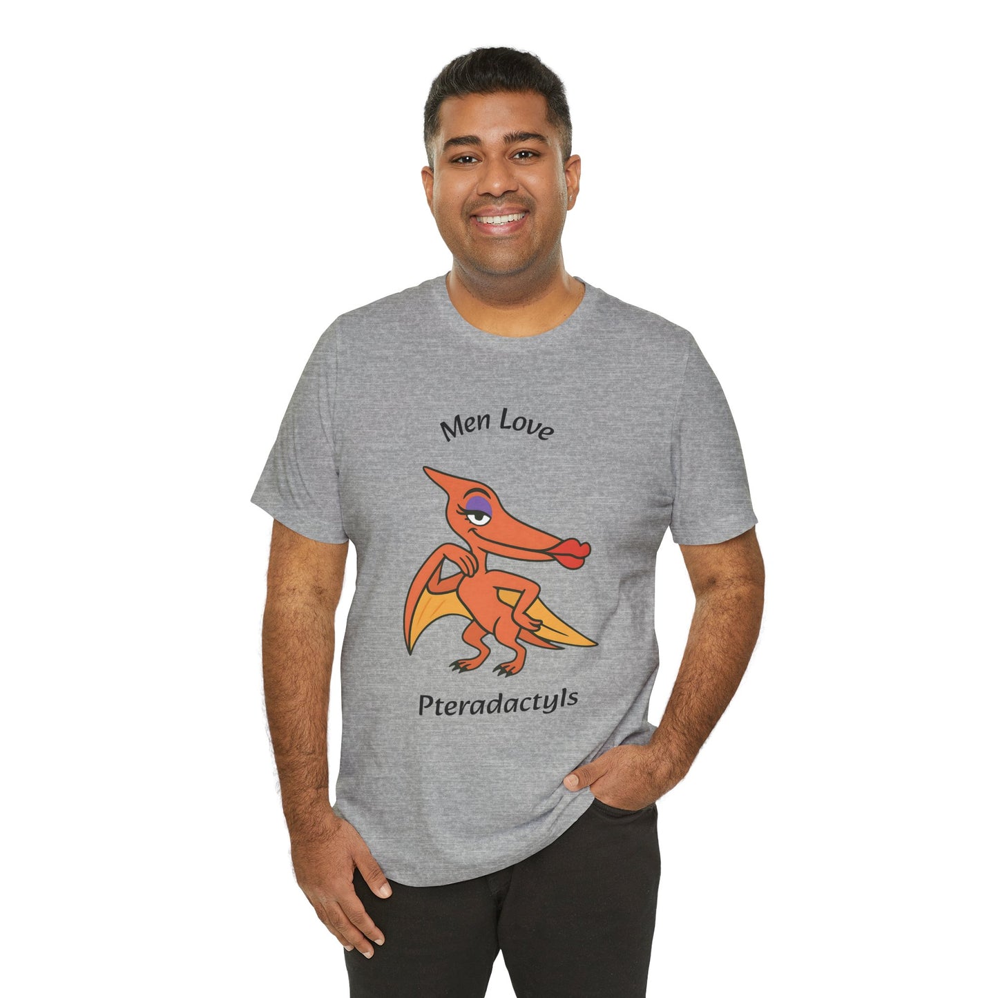 Men Love Pterodactyls Tee – Funny Dinosaur Graphic Shirt - WhimSpin - https://whimspin.com