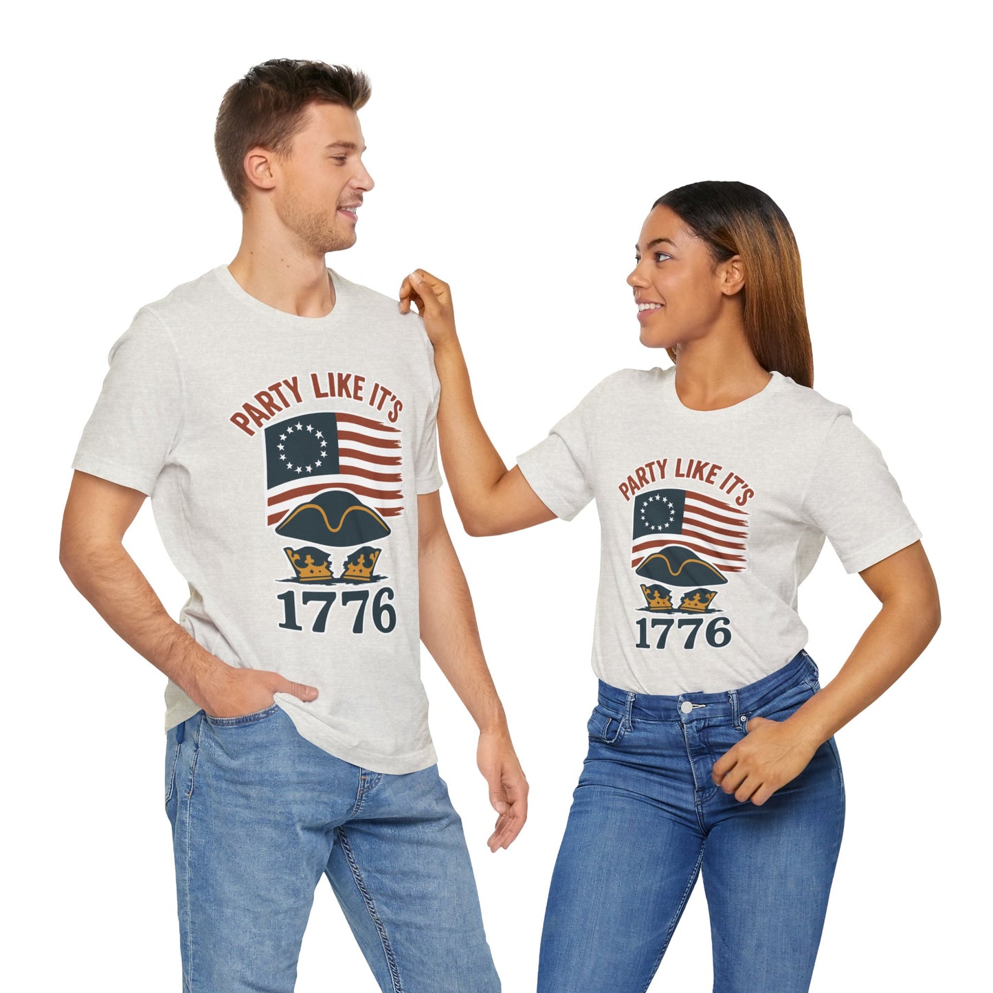 Party Like It’s 1776 T-Shirt – Revolutionary Spirit USA Tee - WhimSpin - https://whimspin.com