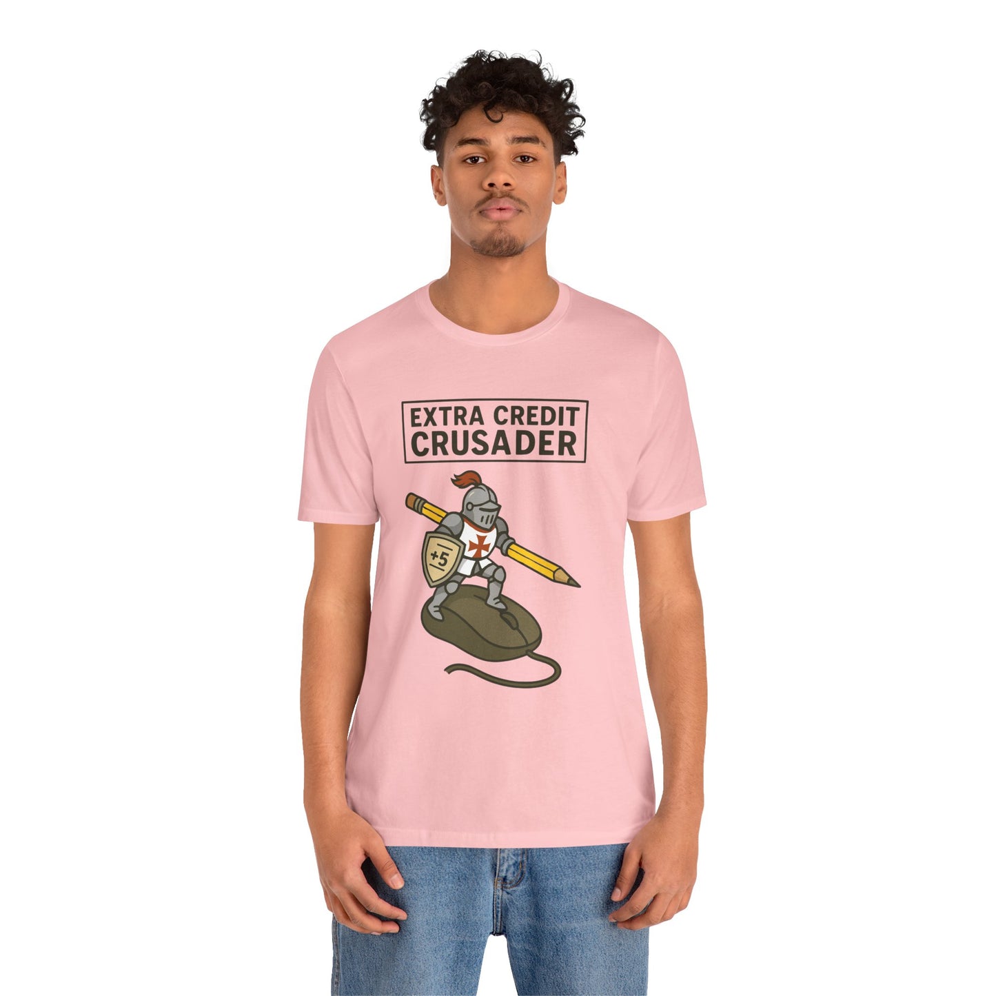 Extra Credit Crusader T-Shirt – Funny Back-to-School Teacher Tee