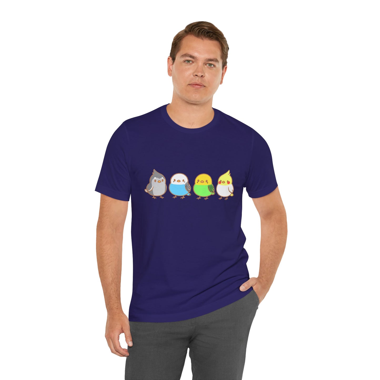 Chirpy Flock Bird T-Shirt – Cute Tee for Animal Lovers - WhimSpin - https://whimspin.com