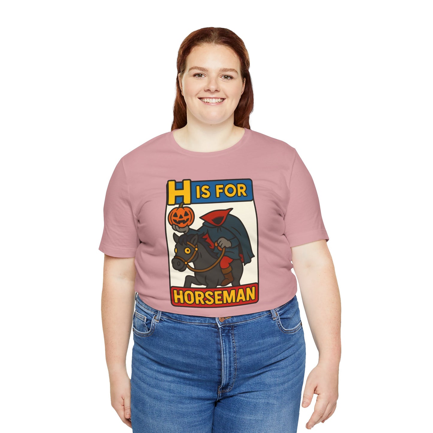 H Is for Horseman Shirt – Headless Horseman Halloween Tee
