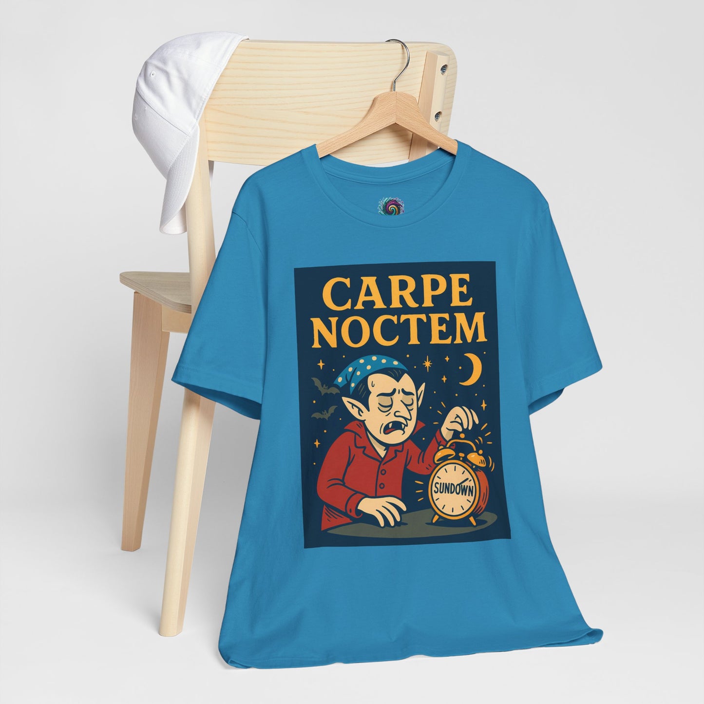 Carpe Noctem Vampire T-Shirt – Funny Halloween Tee for Night Owls