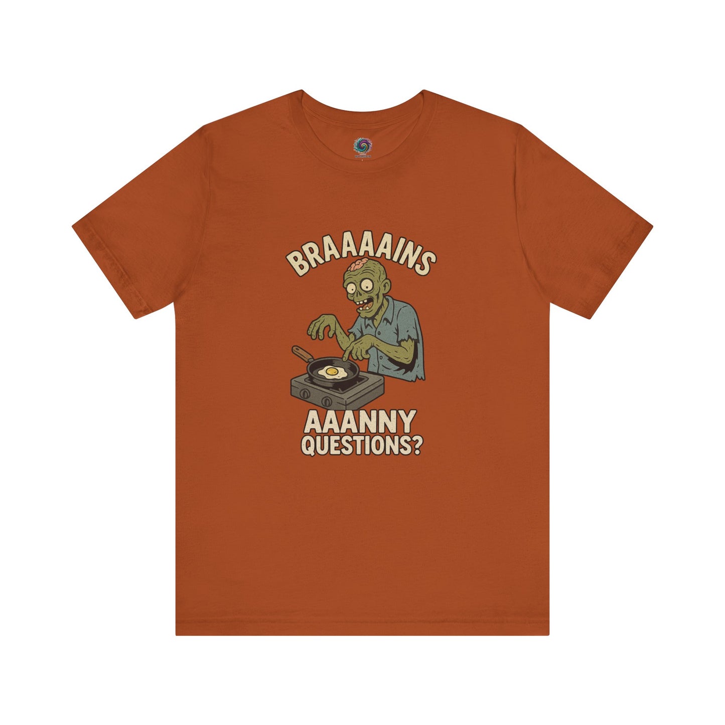 Zombie Brains on Drugs T-Shirt – Funny Halloween Cooking Tee