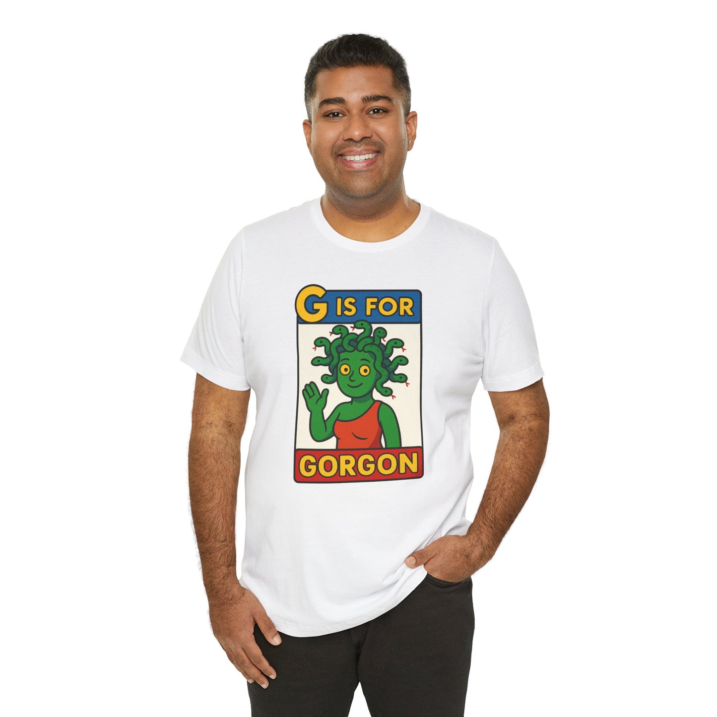 G Is for Gorgon T-Shirt – Funny Gorgon Legend Alphabet Tee