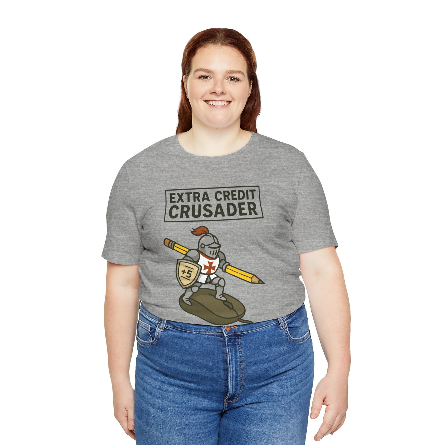 Extra Credit Crusader T-Shirt – Funny Back-to-School Teacher Tee