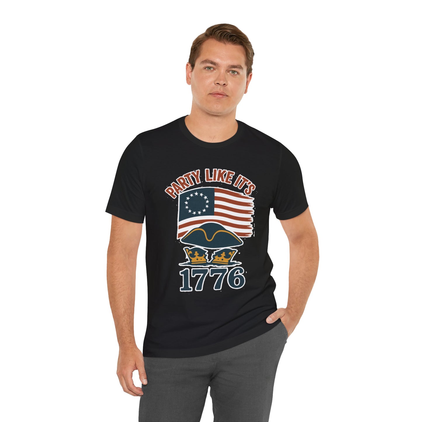 Party Like It’s 1776 T-Shirt – Revolutionary Spirit USA Tee - WhimSpin - https://whimspin.com