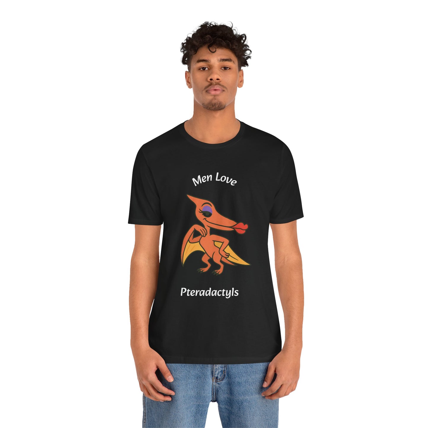 Men Love Pterodactyls Tee – Funny Dinosaur Graphic Shirt - WhimSpin - https://whimspin.com