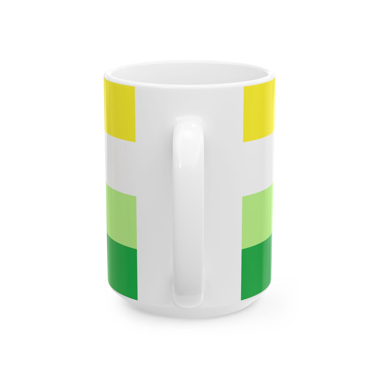 Gender Neutral Pride Flag Cup – Vibrant Identity Coffee Mug - WhimSpin - https://whimspin.com
