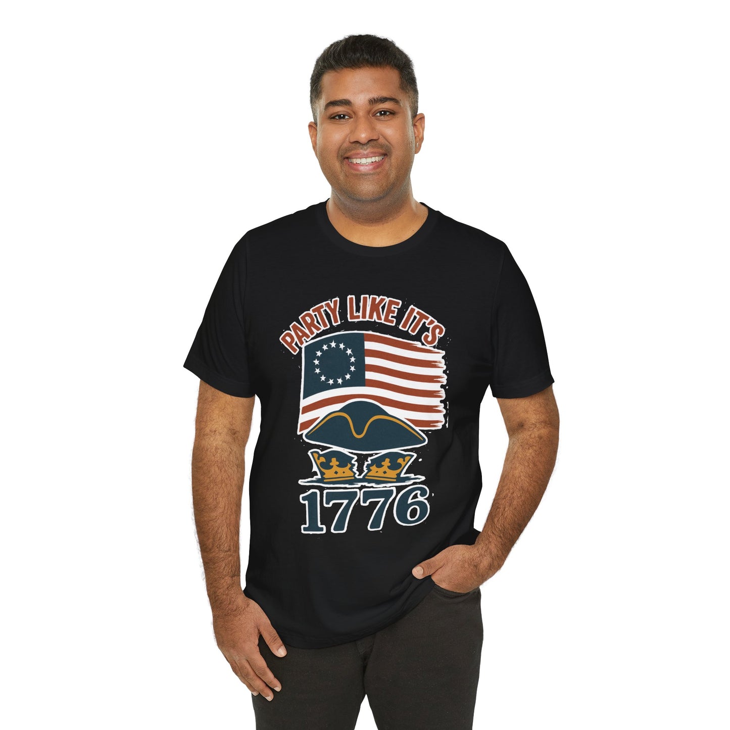 Party Like It’s 1776 T-Shirt – Revolutionary Spirit USA Tee - WhimSpin - https://whimspin.com