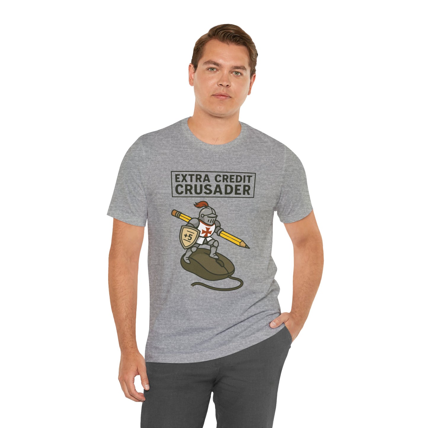 Extra Credit Crusader T-Shirt – Funny Back-to-School Teacher Tee