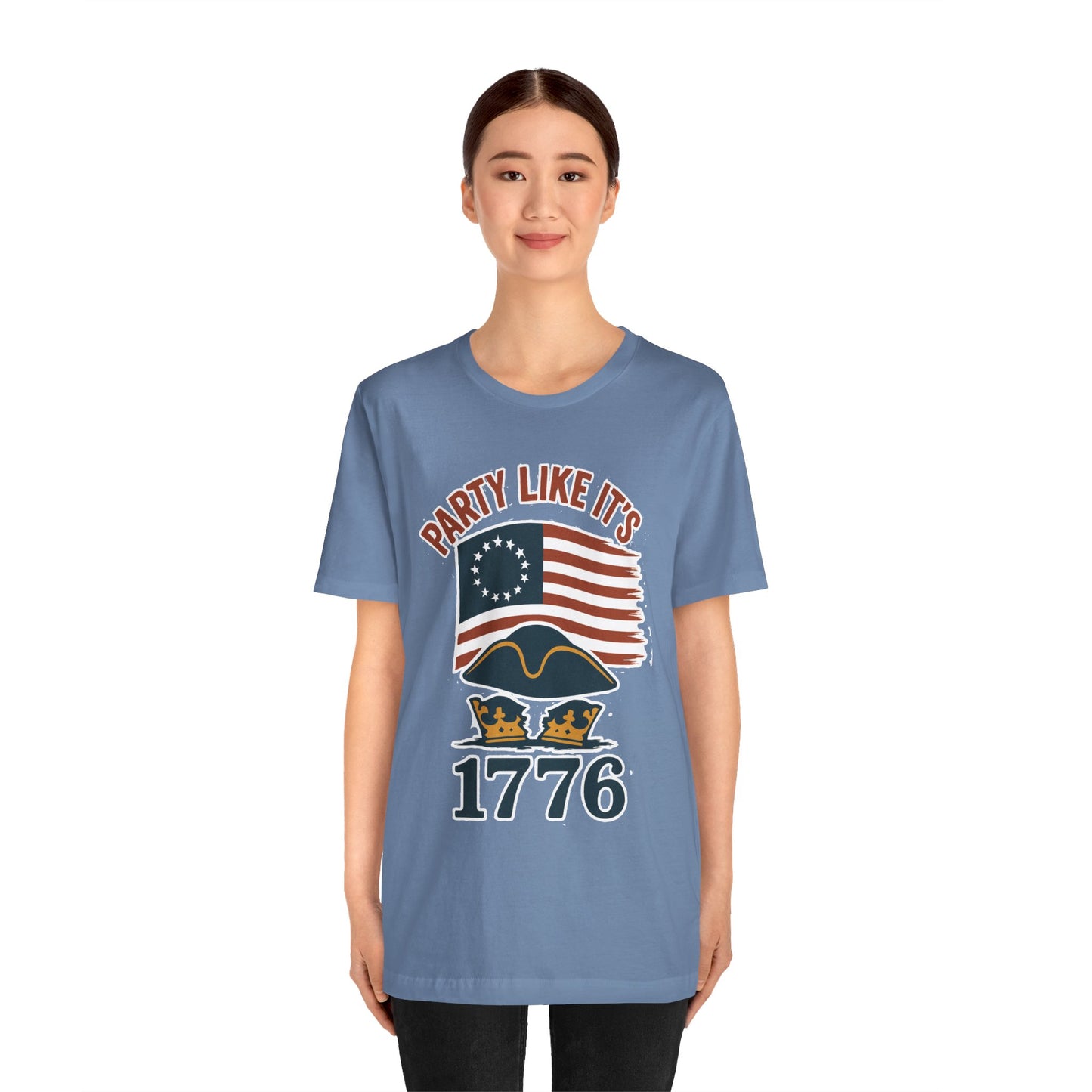 Party Like It’s 1776 T-Shirt – Revolutionary Spirit USA Tee - WhimSpin - https://whimspin.com