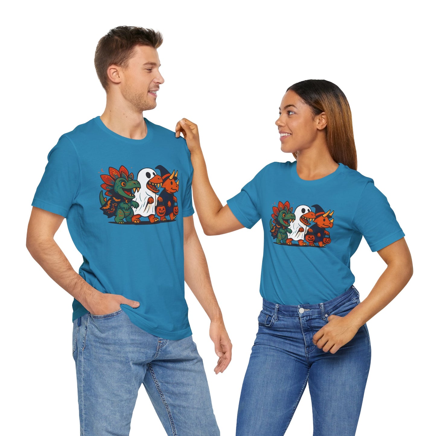 Halloween Dino Squad T-Shirt – Funny Trick-or-Treat Dinosaur Tee