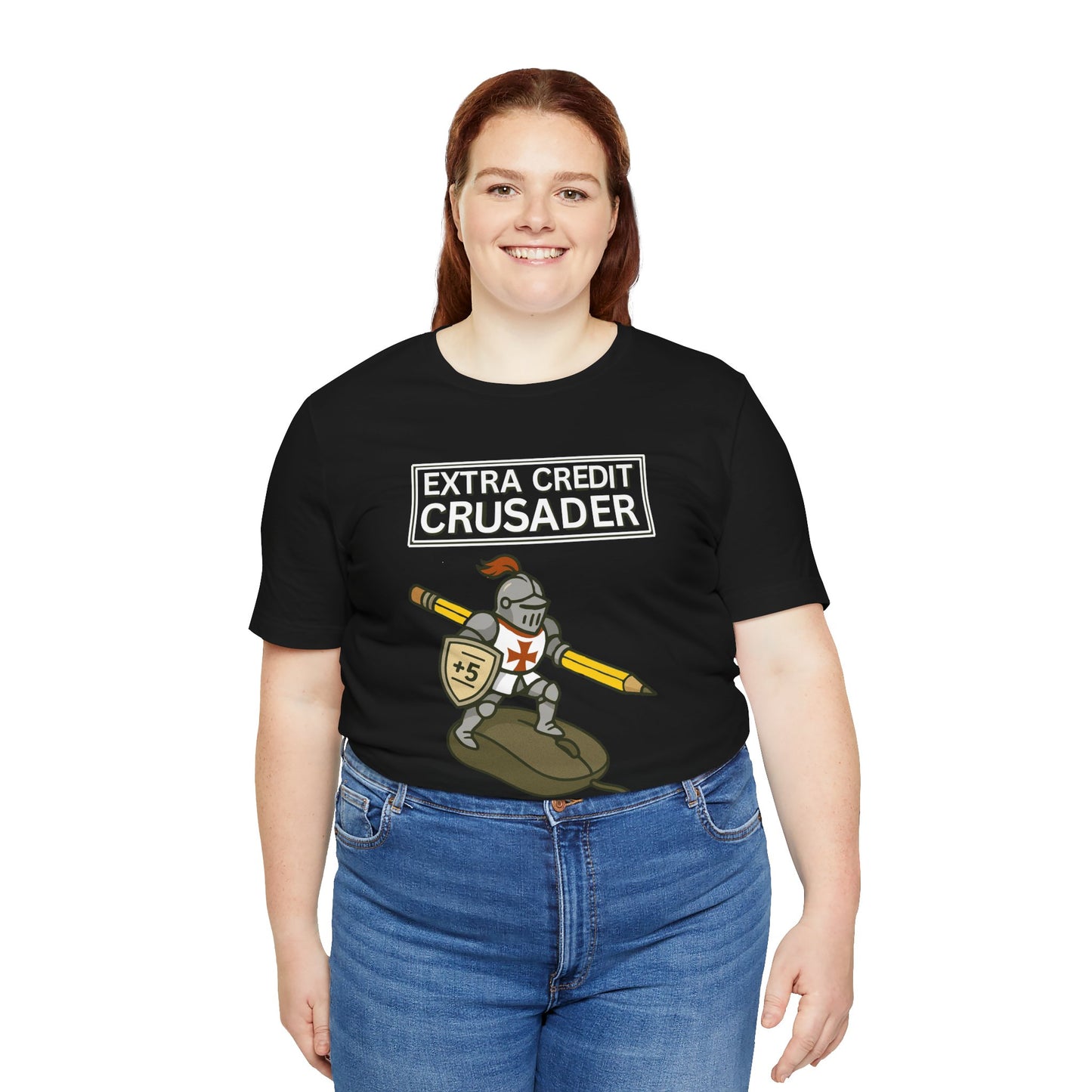Extra Credit Crusader T-Shirt – Funny Back-to-School Teacher Tee
