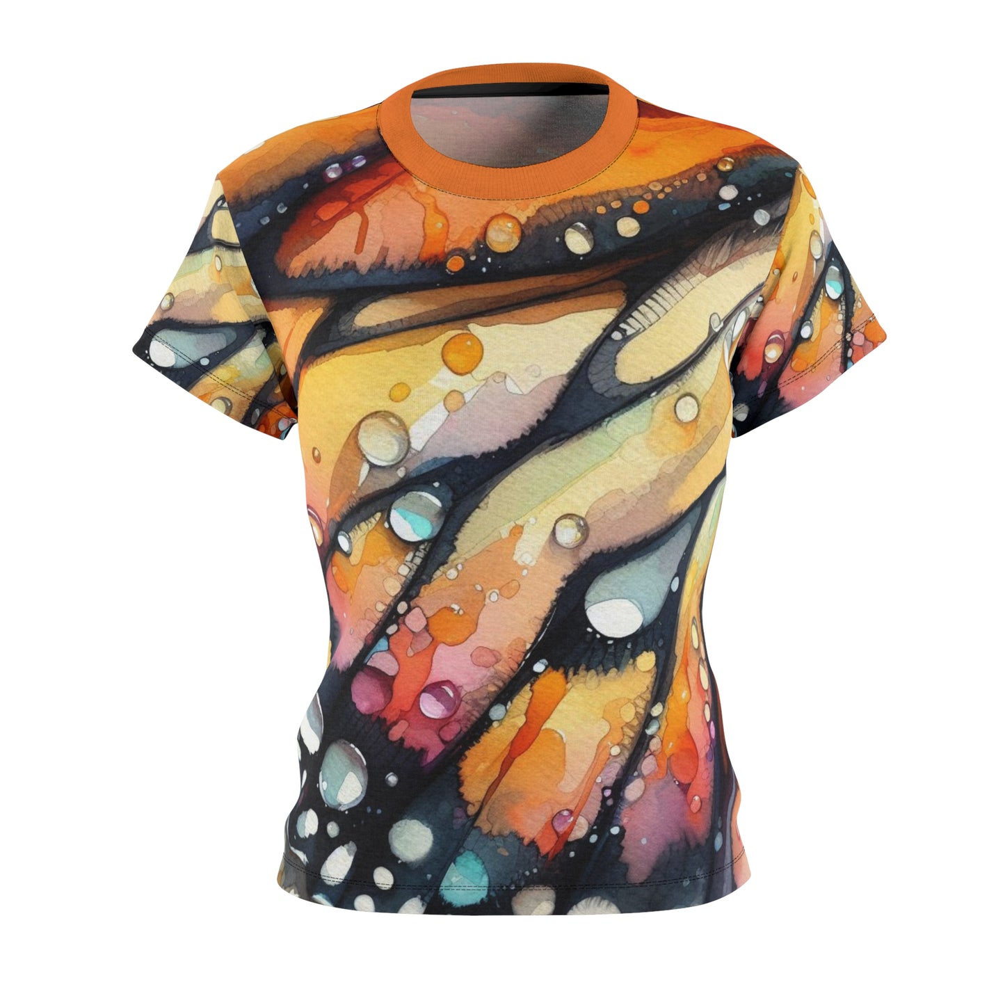 Monarch Butterfly Wing Tee – Watercolor All Over Print Shirt
