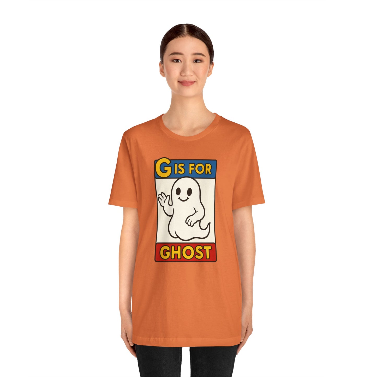 G Is for Ghost Shirt – Funny Monster Alphabet Halloween Tee