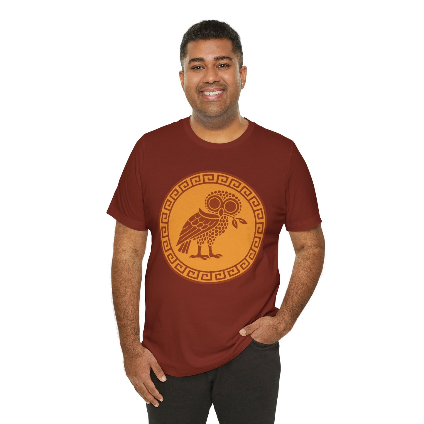 Athena’s Owl T-Shirt – Greek Mythology Bird Tee