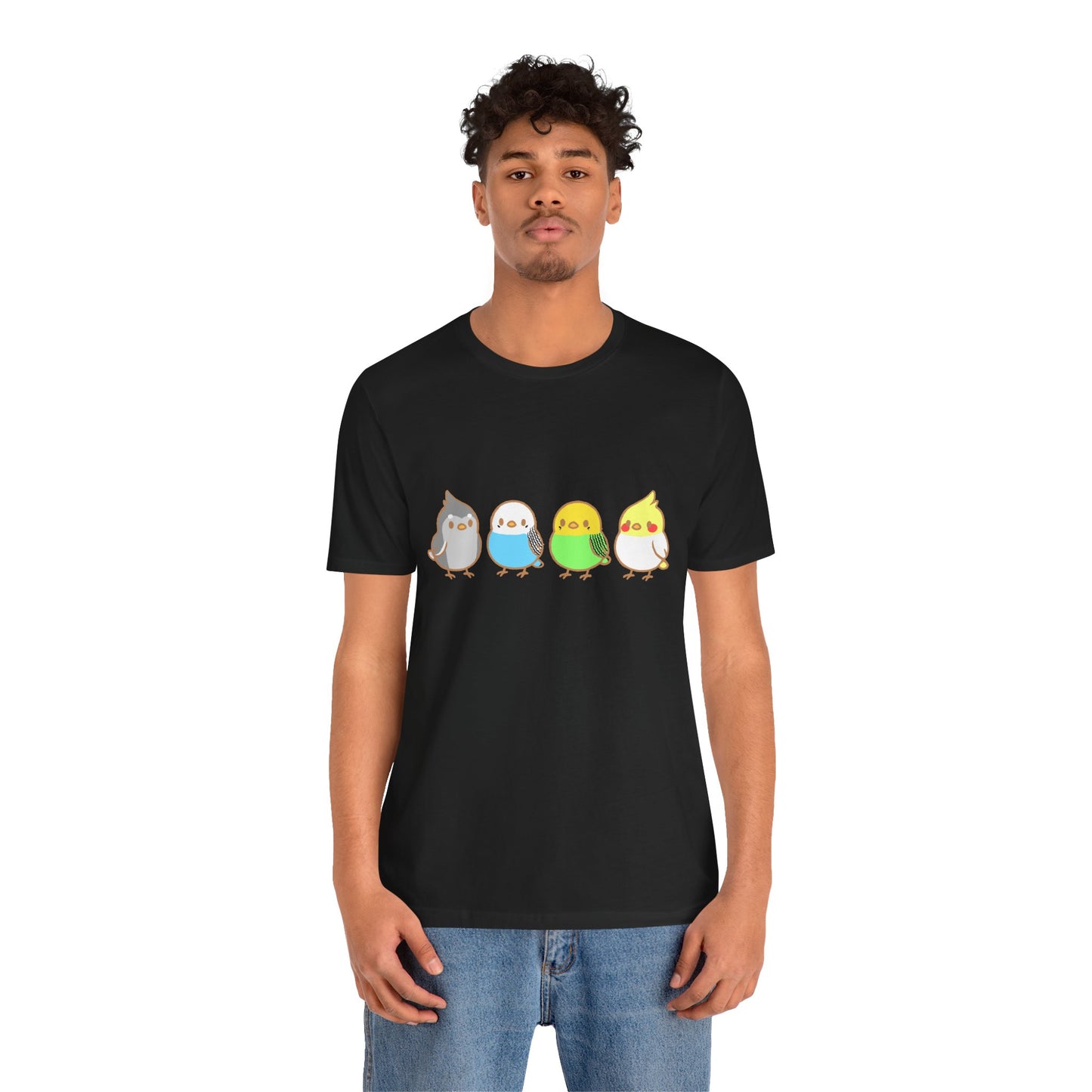 Chirpy Flock Bird T-Shirt – Cute Tee for Animal Lovers - WhimSpin - https://whimspin.com