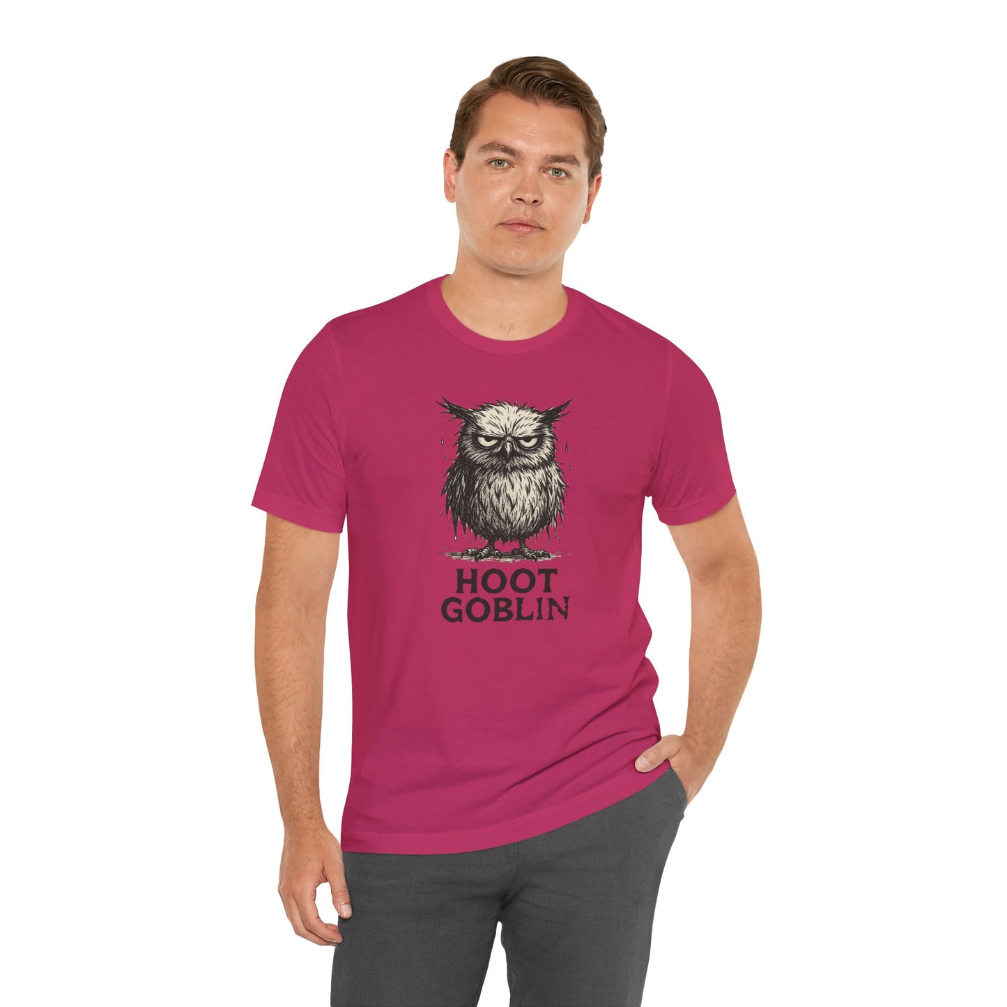 Hoot Goblin T-Shirt – Funny Owl Tee for Night Owls & Mischief Makers