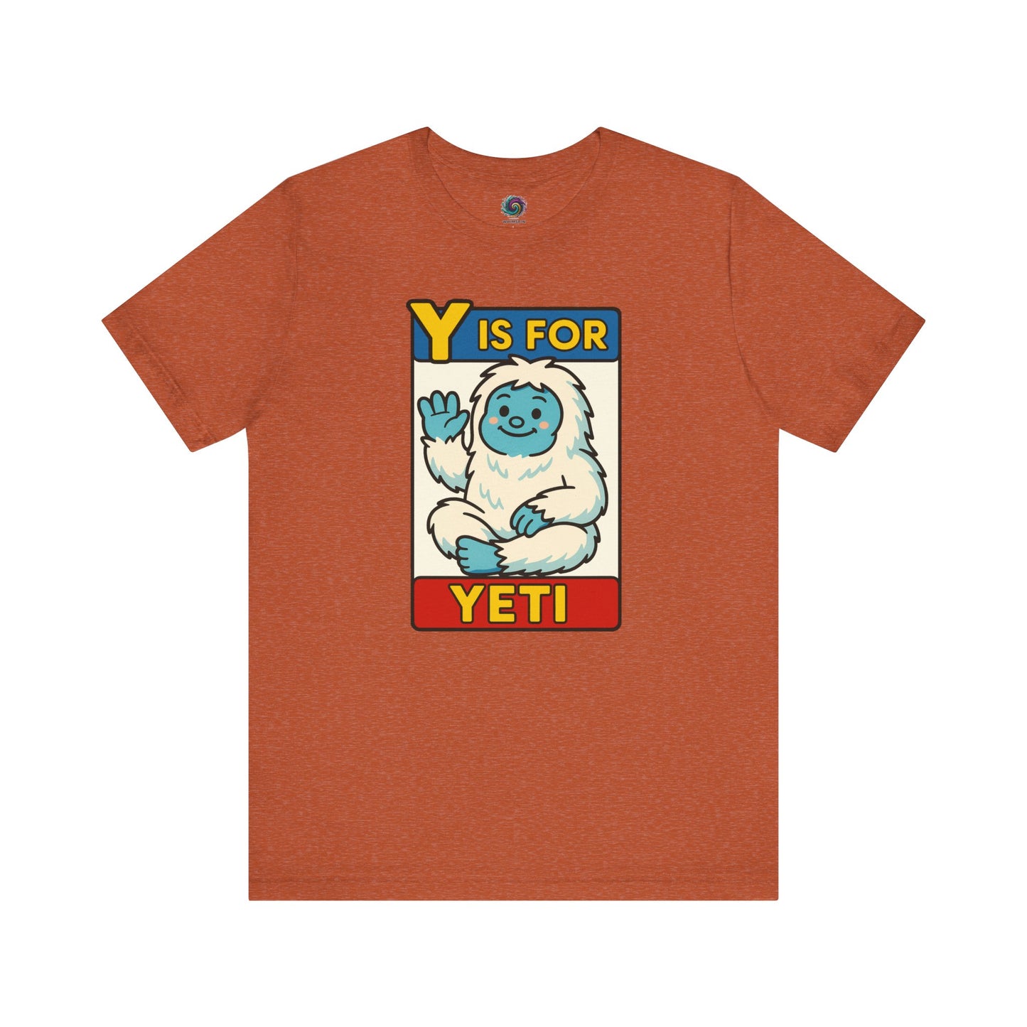 Y Is for Yeti T-Shirt – Cute Winter Monster Tee from the Monster Alphabet Series