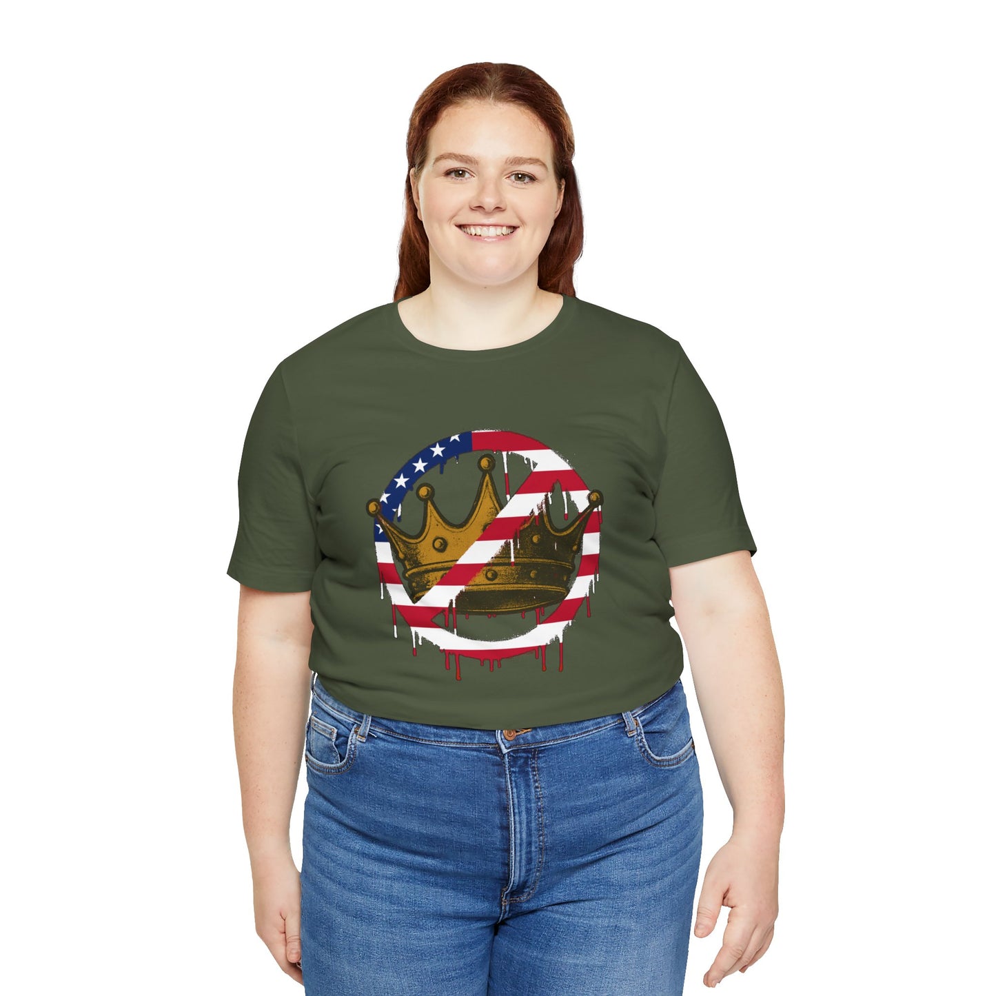 No Kings Protest T-Shirt – Anti-Authoritarian Democracy Graphic Tee